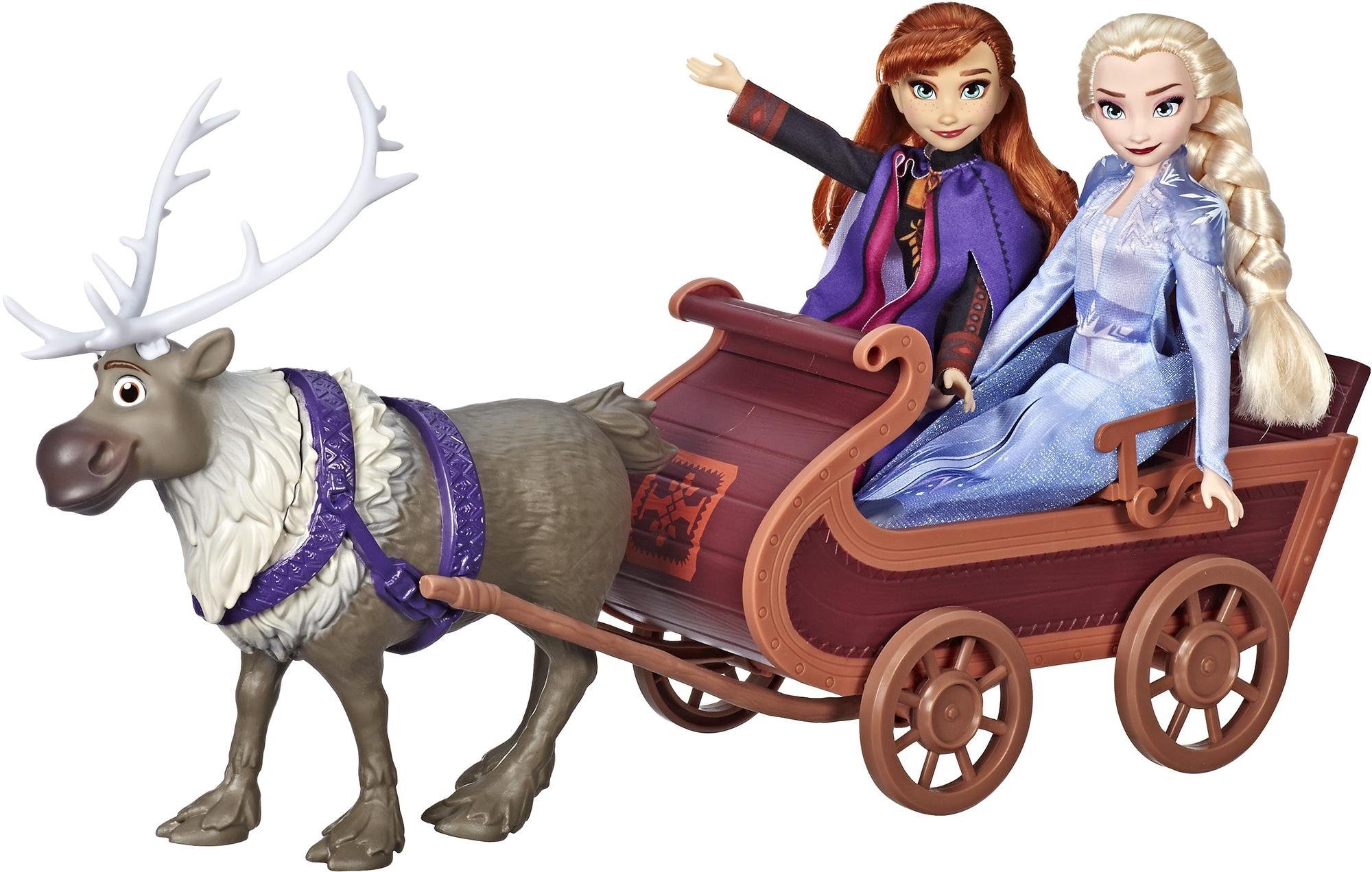 Hasbro Anziehpuppe Die Eiskonigin Ii Schlittenfahrt Mit Sven Und Den Schwestern Elsa Und Anna Spielset Online Kaufen Otto