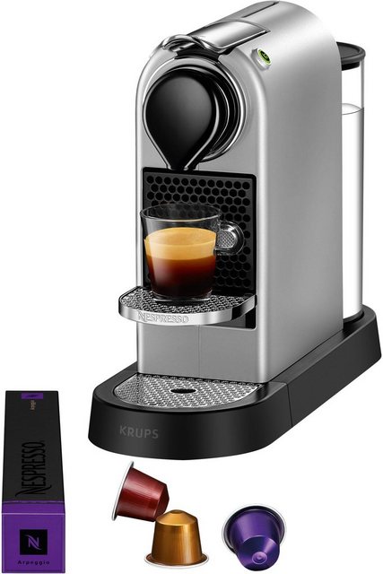 Nespresso Kapselmaschine XN741B New CitiZ von Krups, Wassertankkapazität 1 Liter, inkl. Willkommenspaket mit 14 Kapseln  - Onlineshop OTTO