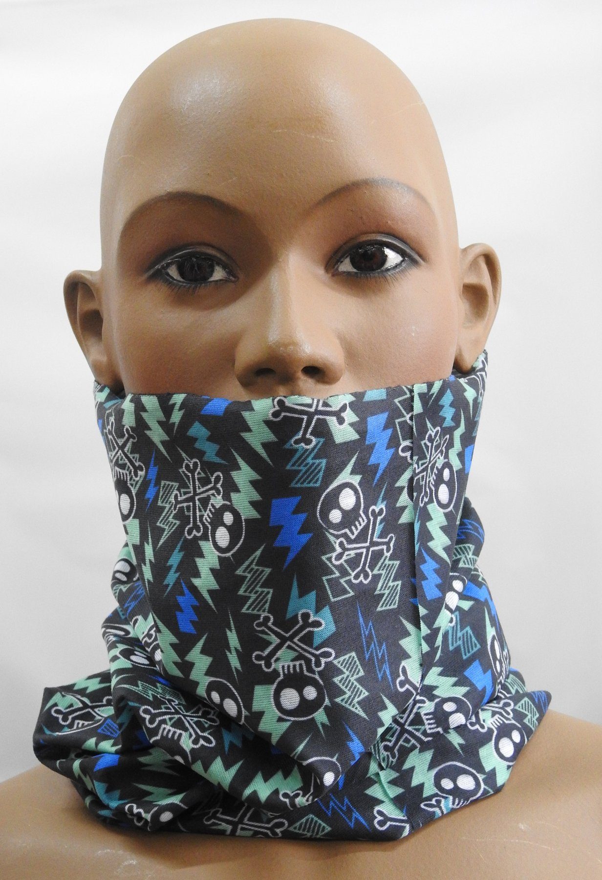 cofi1453 Halstuch Multifunktionstuch Halstuch Schlauchschal Atmungsaktiv Gesichtschutz