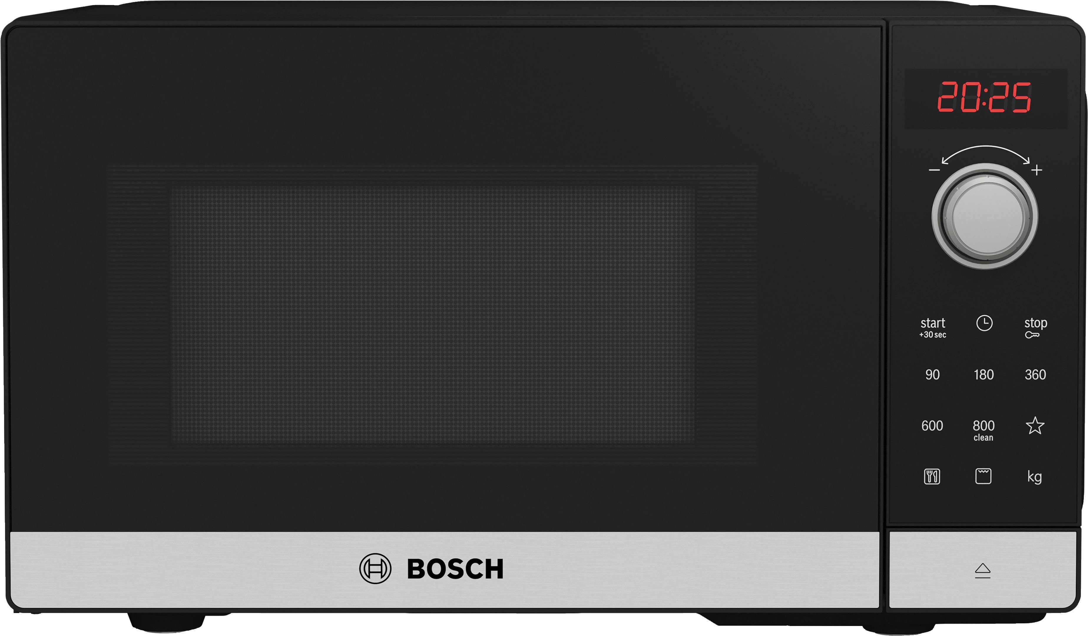 BOSCH Mikrowelle FEL023MS2, Mikrowelle, 20 l Grill