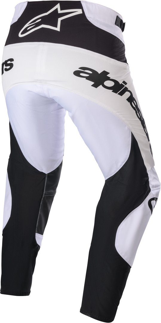 Black/White Arch Hose Motocross Alpinestars Motorradhose Techstar