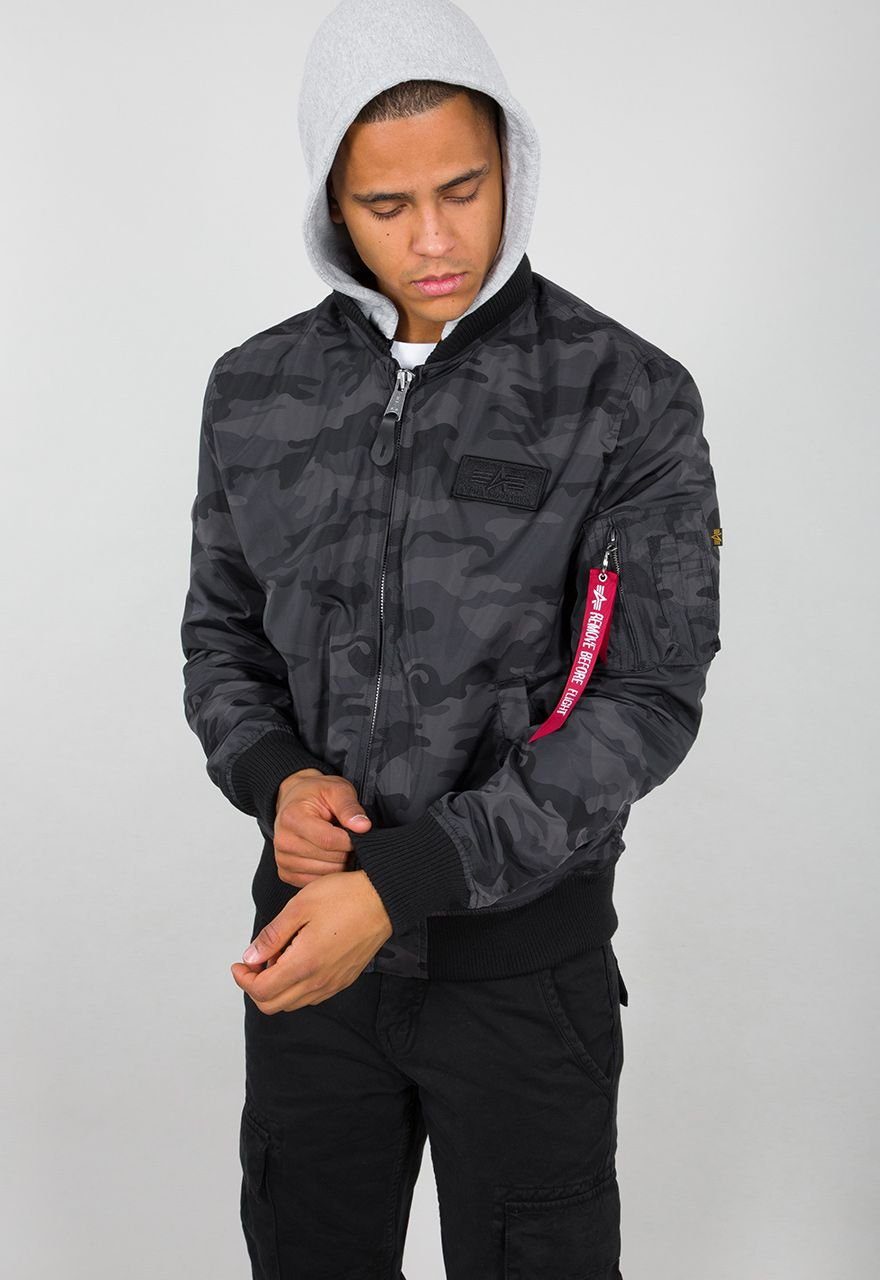 Alpha Industries Kurzjacke Ma-1 Tt Hood Camo