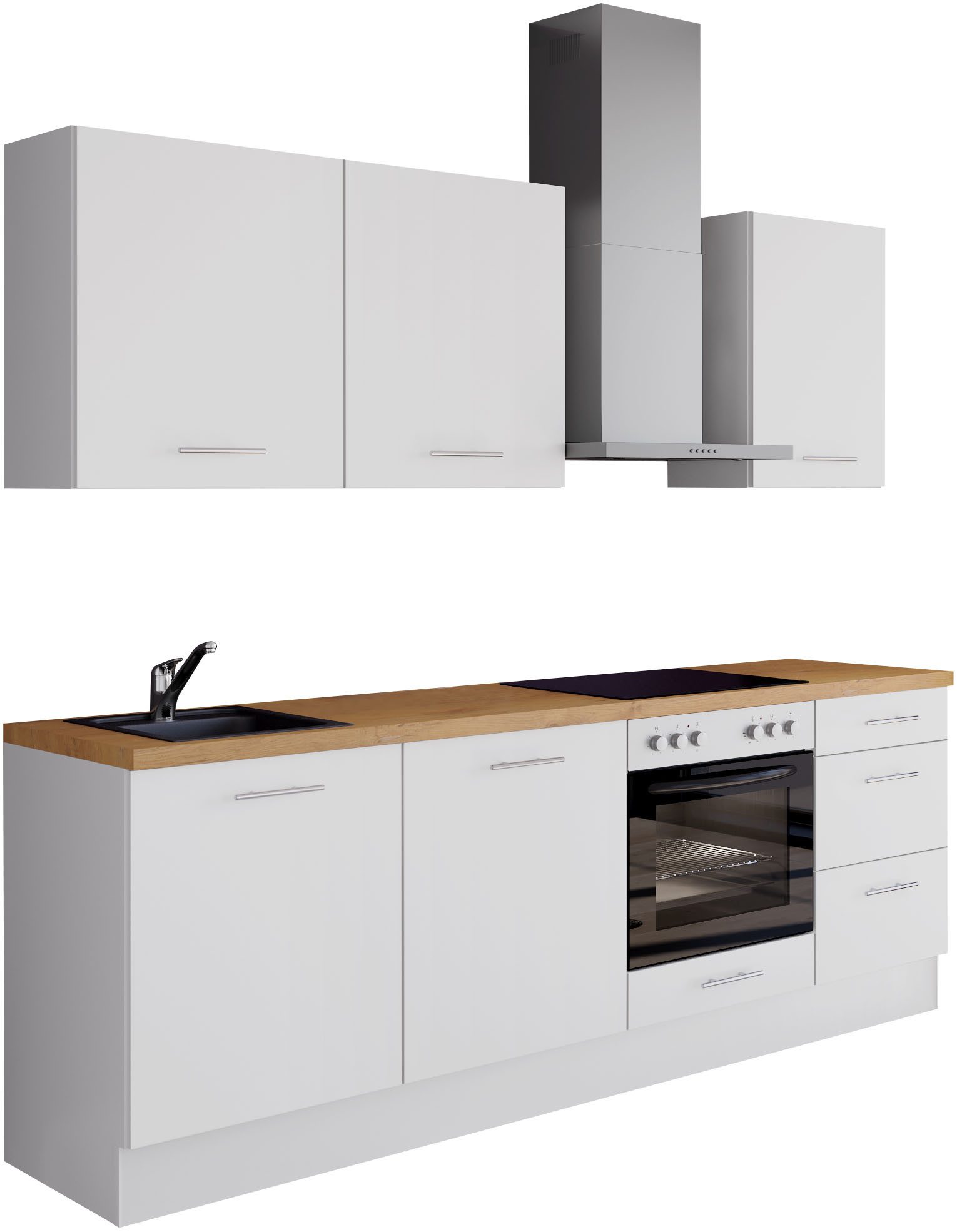 IMPULS KÜCHEN Küchenzeile "Kopenhagen", Ausrichtung wählbar, Schubkästen mi günstig online kaufen