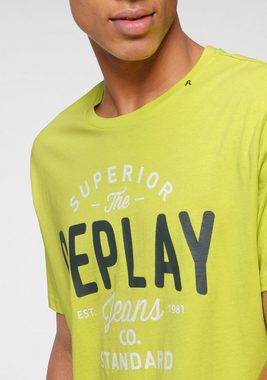 Replay T-Shirt mit Markendruck