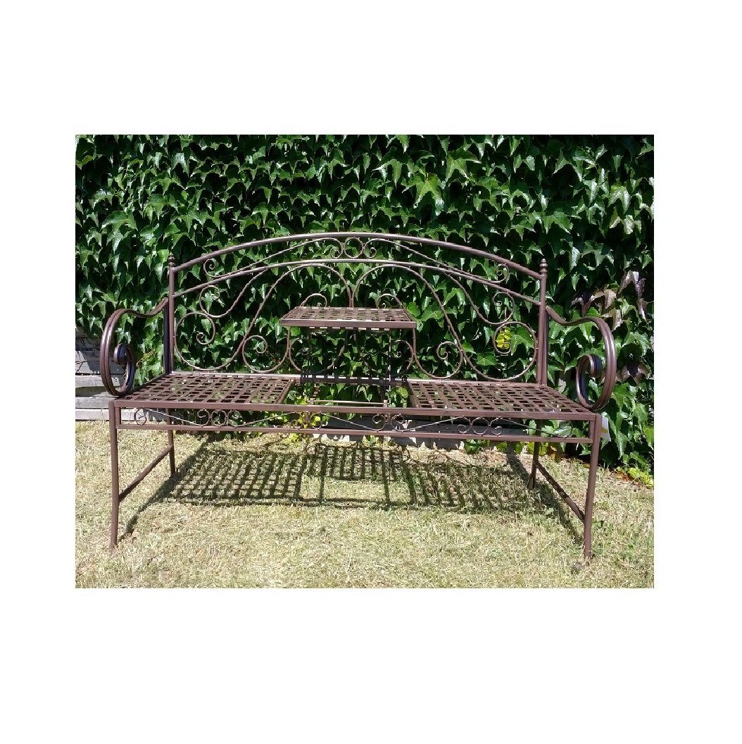GartenHero Gartenbank Gartenbank Schmiedeseisen ausklapp Tisch günstig online kaufen