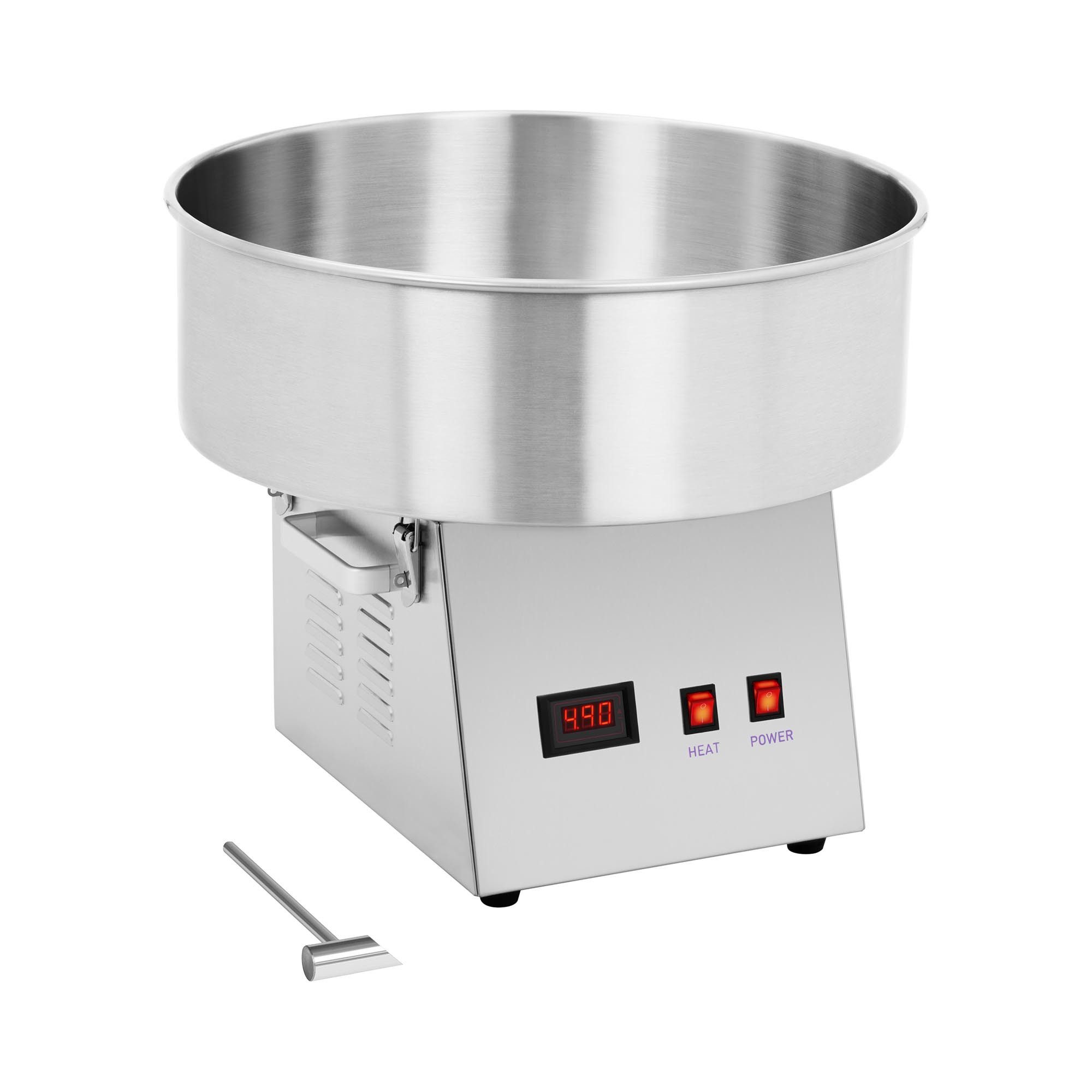 Royal Catering Zuckerwattemaschine Zuckerwattegerät 52 cm 1080 W Edelstahl