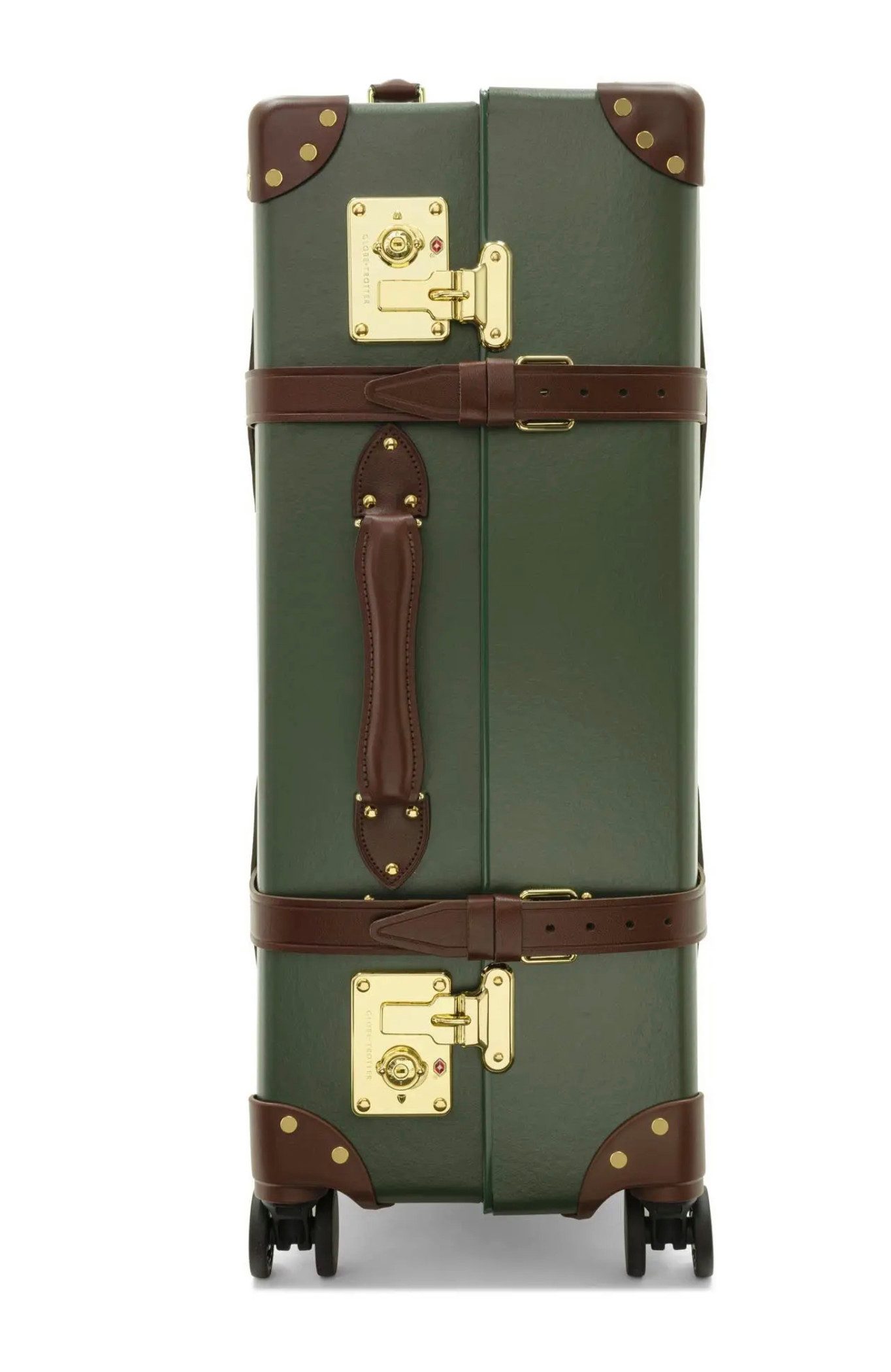 Globe Trotter Trolley Globe-Trotter Centenary Check-In 4-Rad Koffer Reise Tasche, 4 Rollen, vulkanisierter Faserstoff – leicht, robust und exklusiv