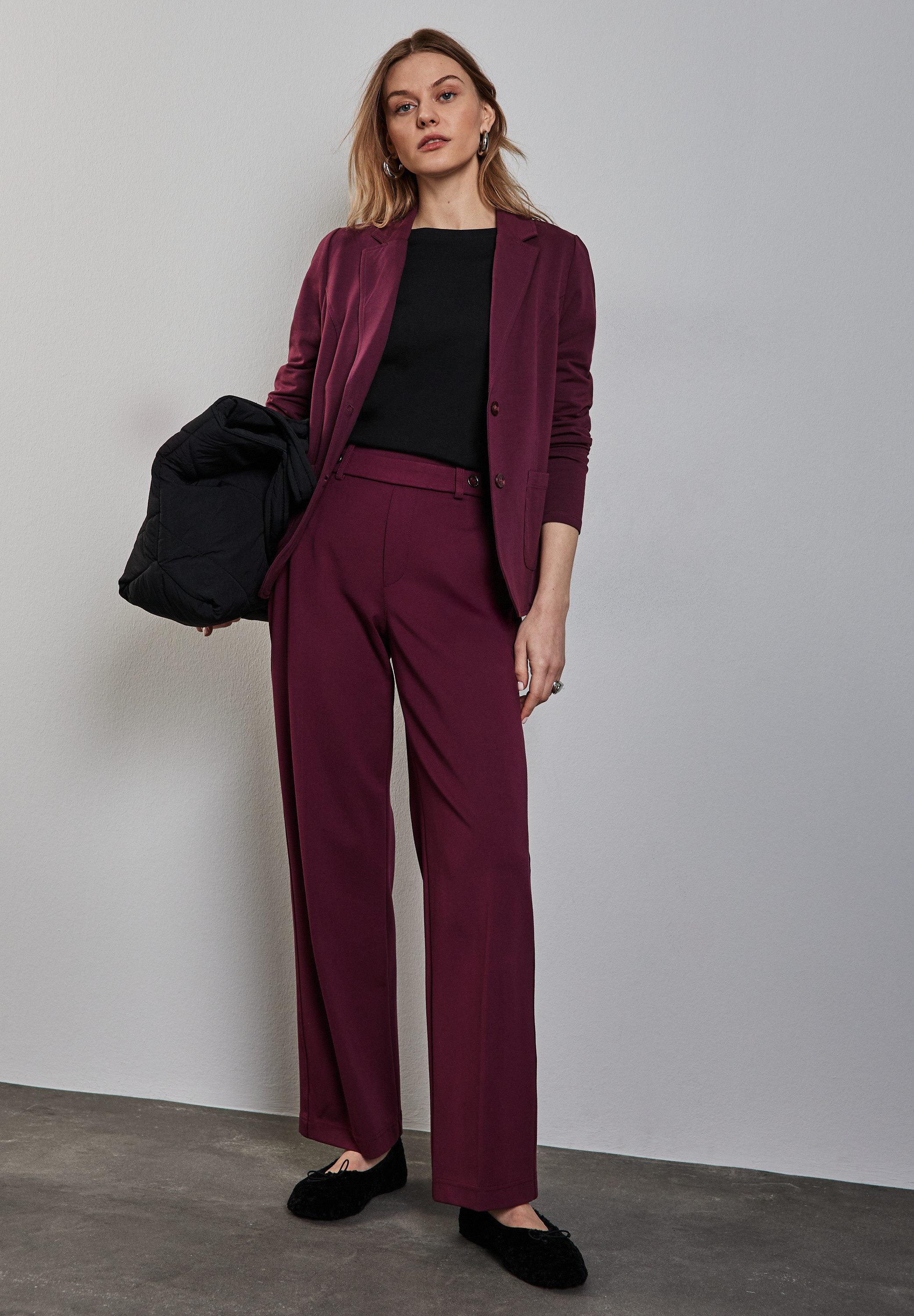 STREET ONE 3/4-Arm-Shirt mit U-Boot-Ausschnitt