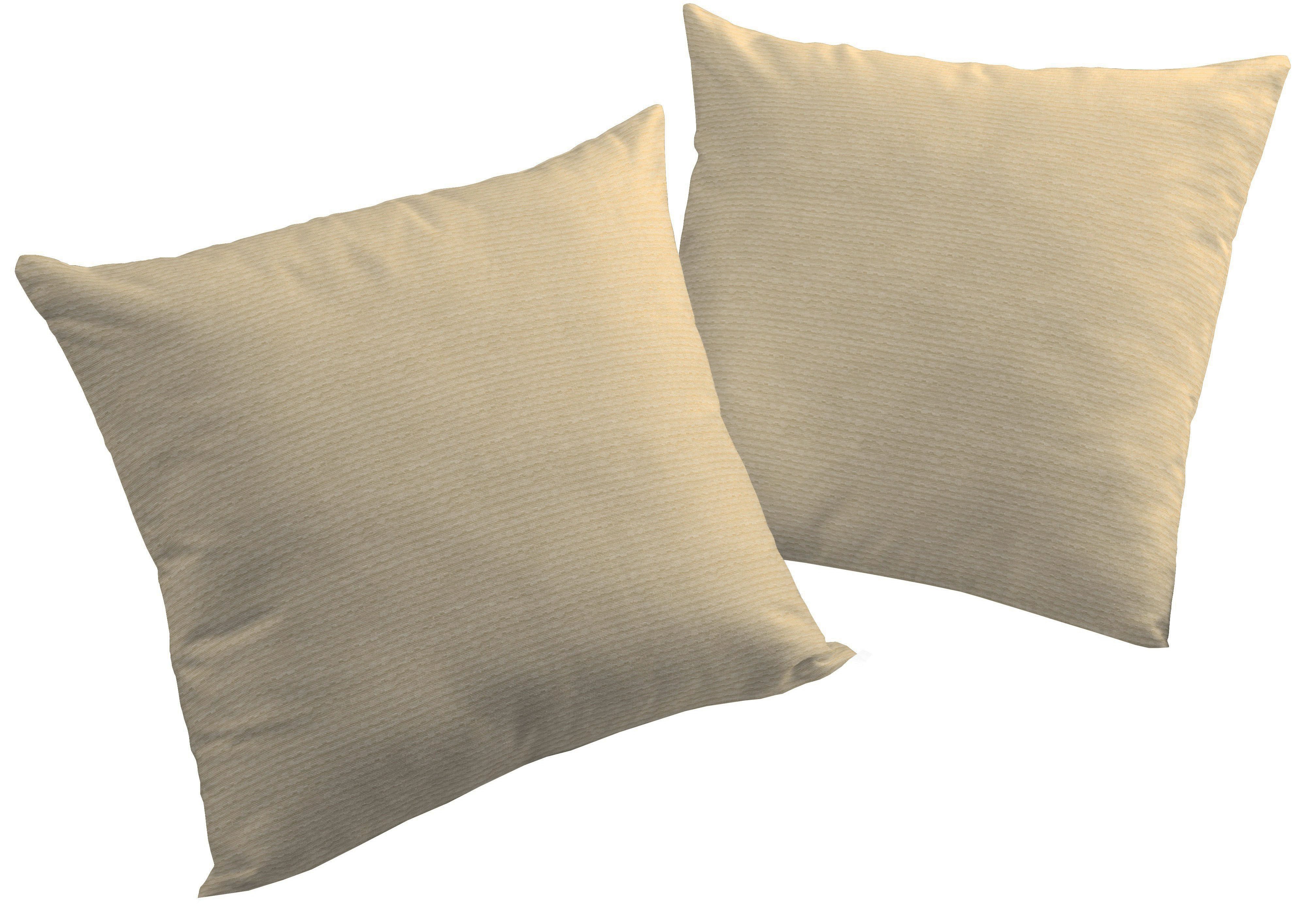 Wirth Dekokissen FIONA, Kissenhülle ohne Füllung, 2 Stück