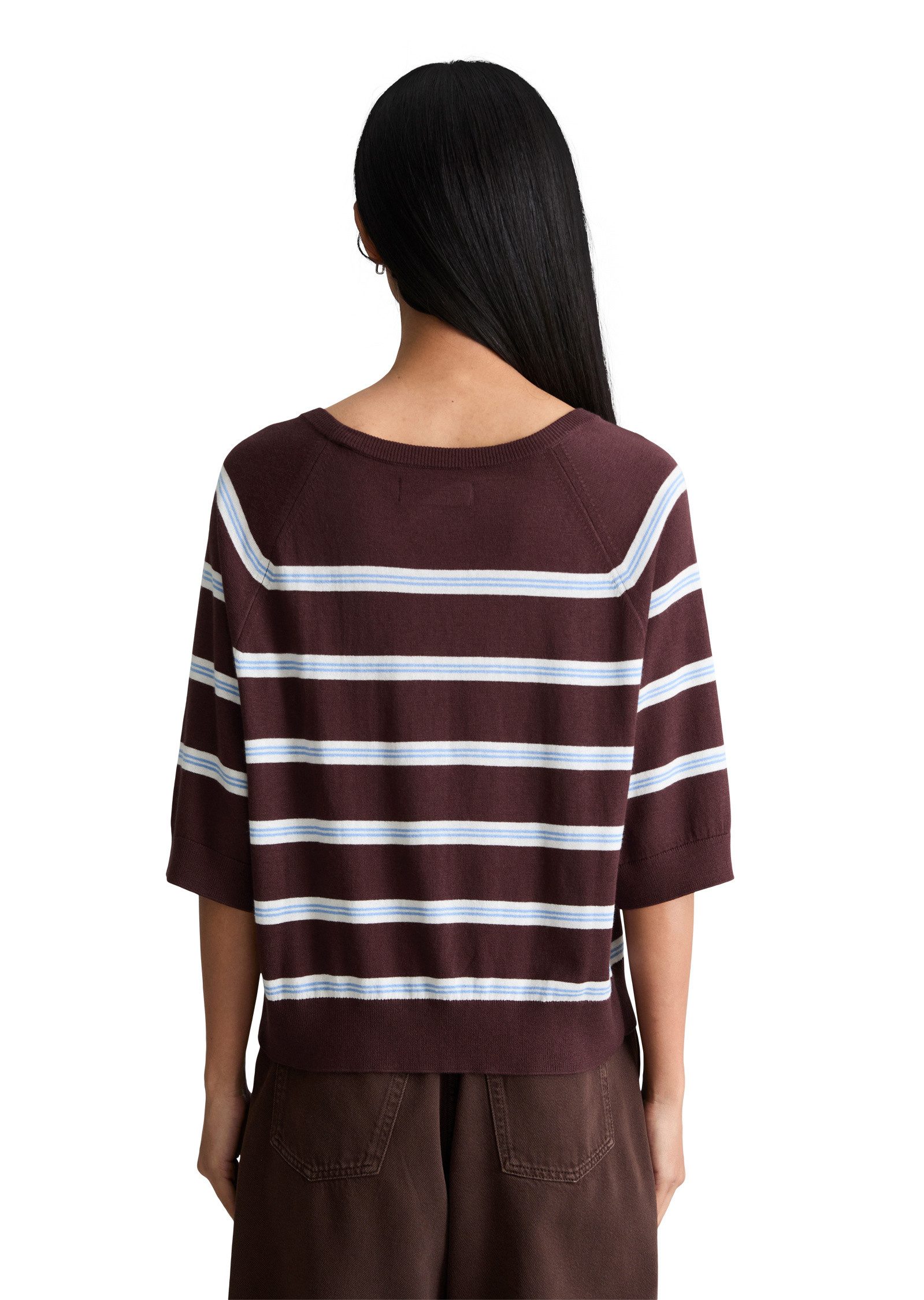 Marc O'Polo DENIM Strickpullover aus weichem Organic-Cotton-Modal-Mix