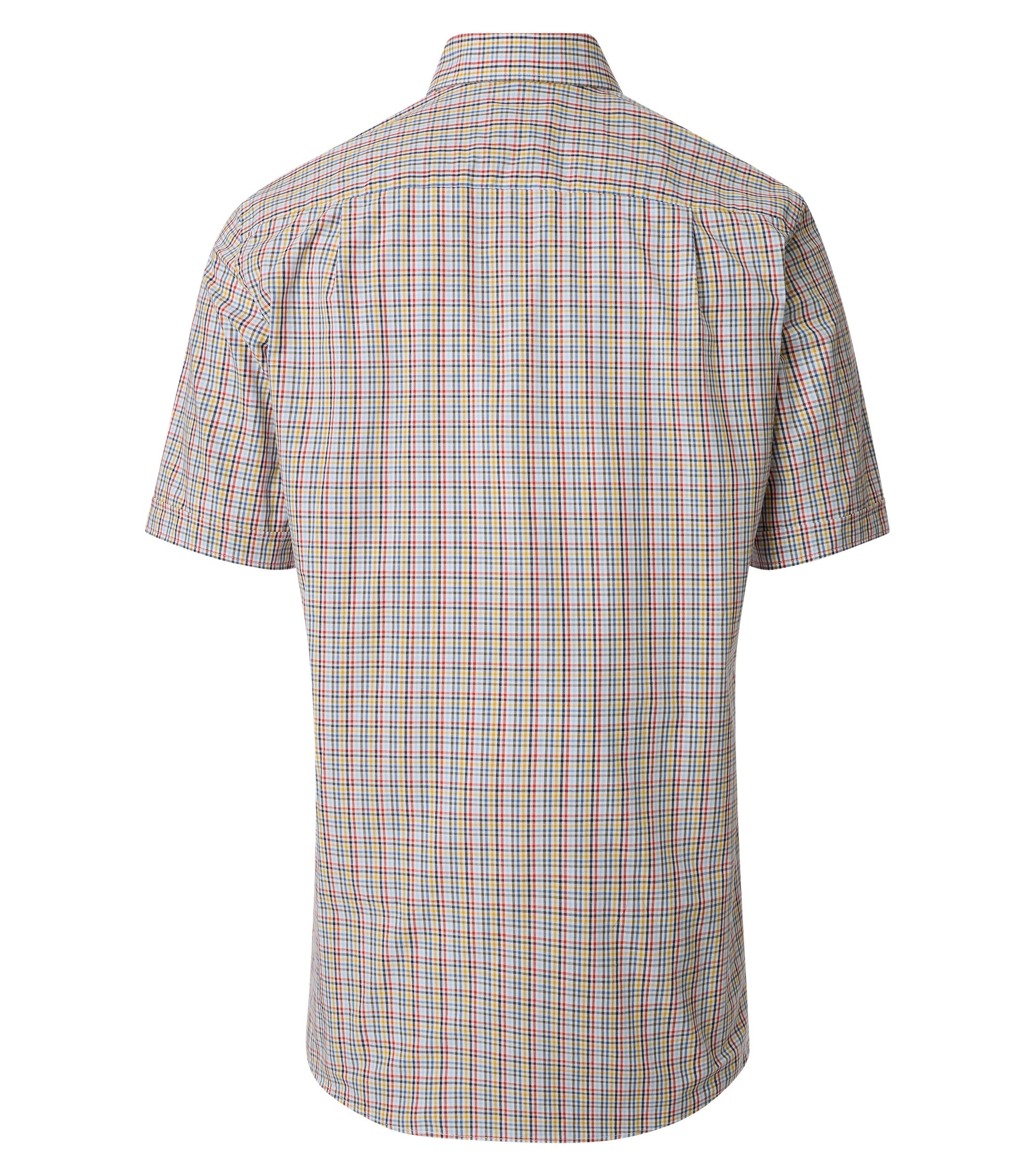 Redmond Kurzarmhemd kariert Comfort Fit