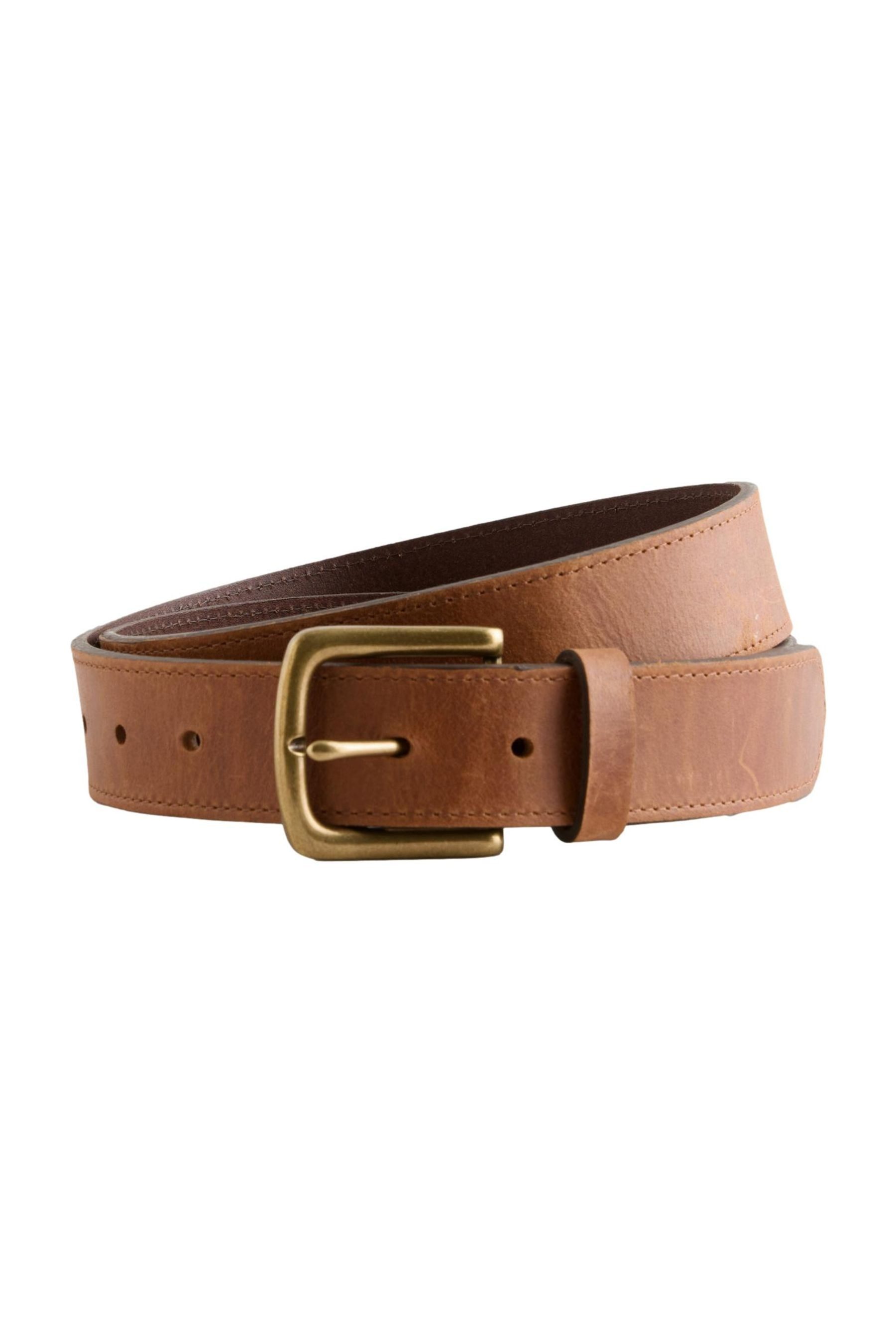 Ledergürtel Lässiger Signature Gürtel