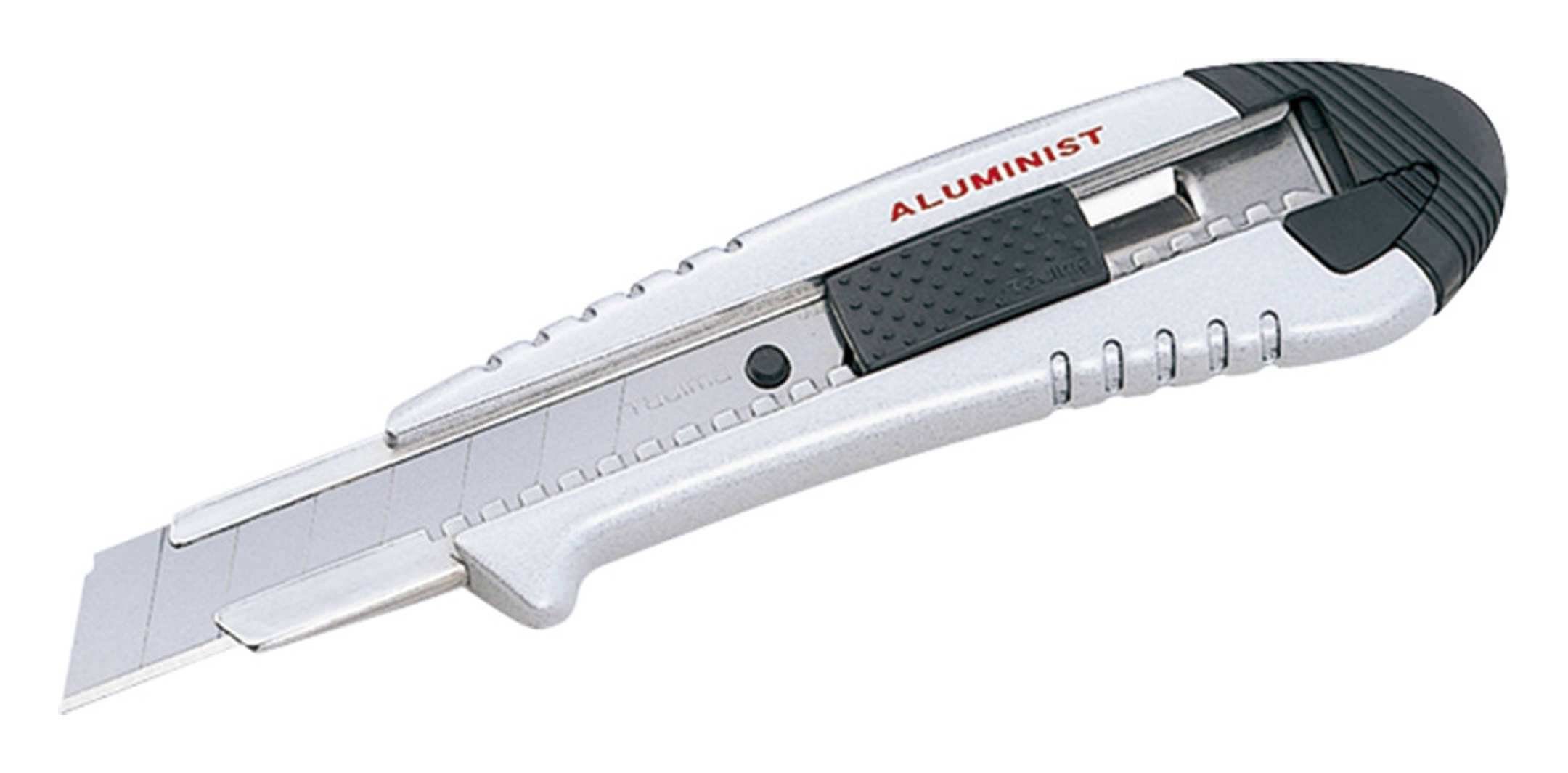 Tajima Cuttermesser, Klinge: 1.8 cm, Aluminist AC500 mit Taste silber
