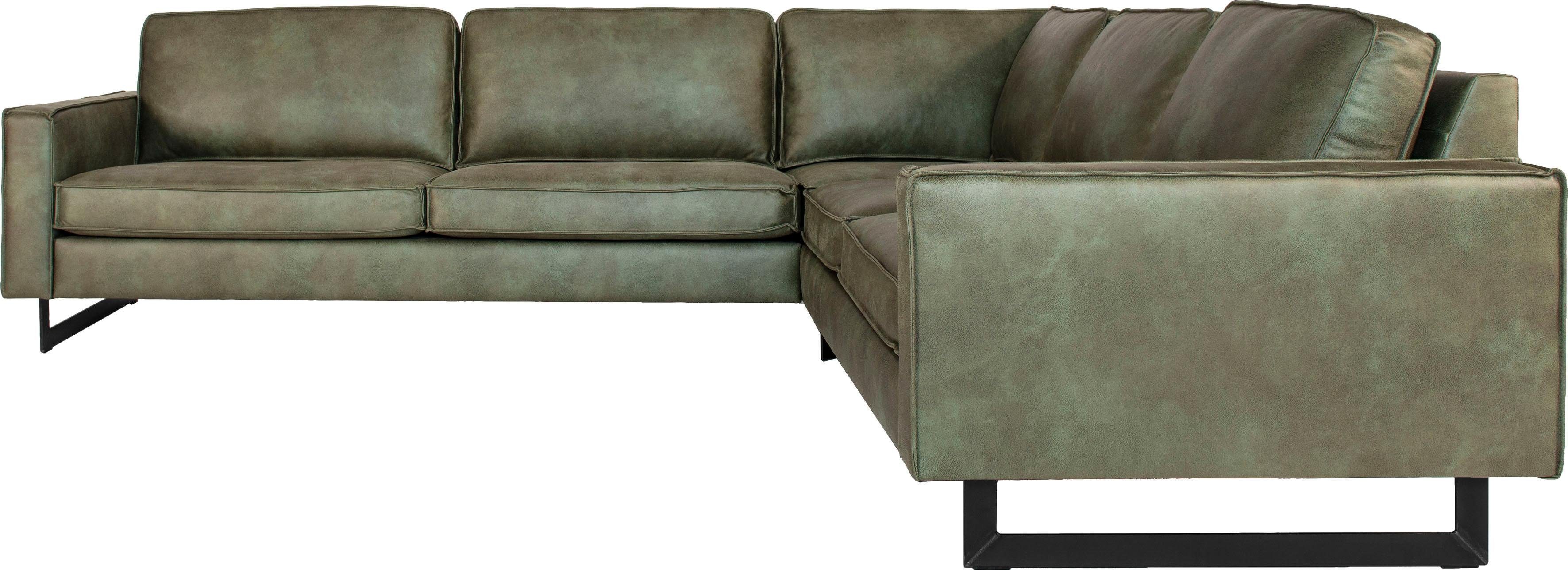 Home affaire Ecksofa Pinto, XXL, 250/290 cm, langer Schenkel, Ottomane, Cor günstig online kaufen