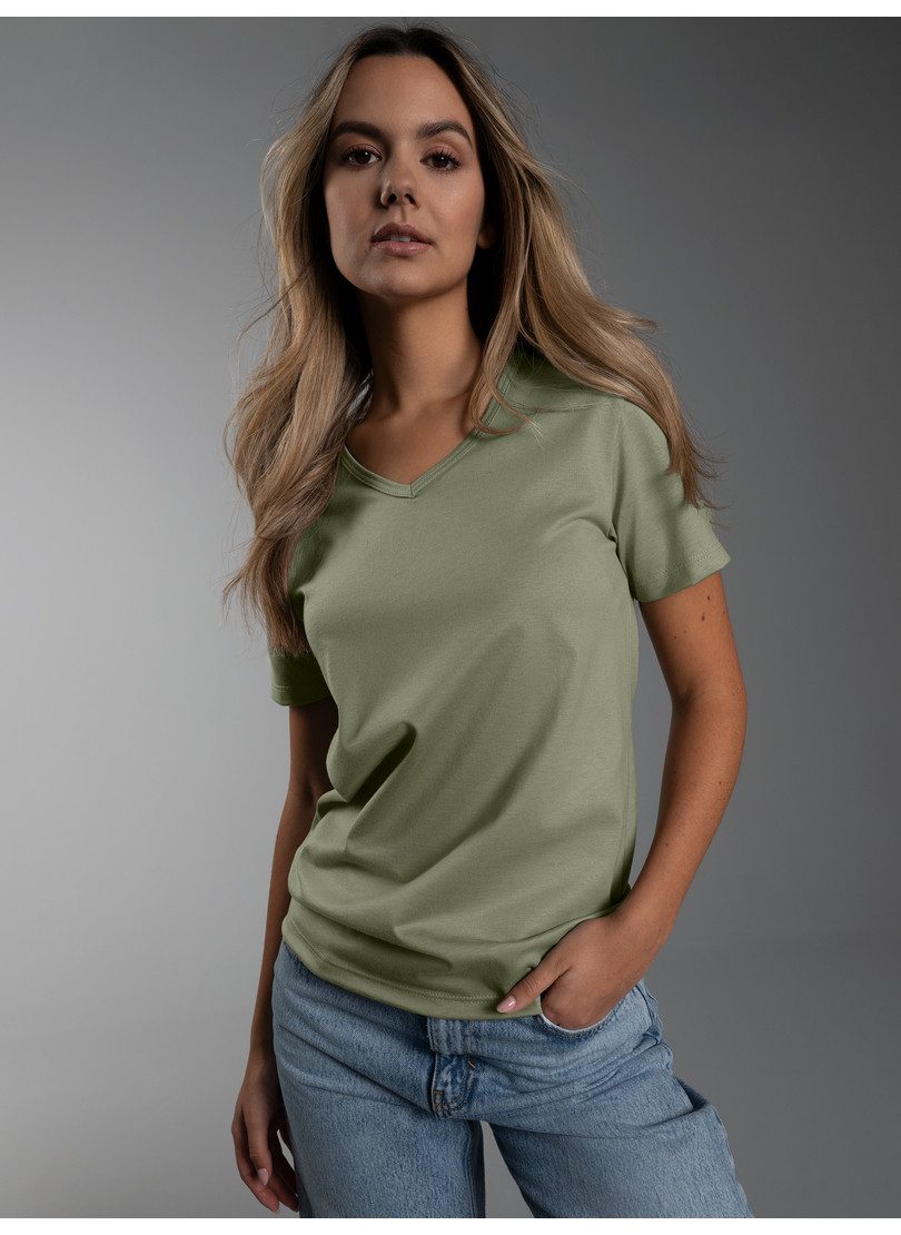 T-Shirt TRIGEMA V-Shirt Slim Fit