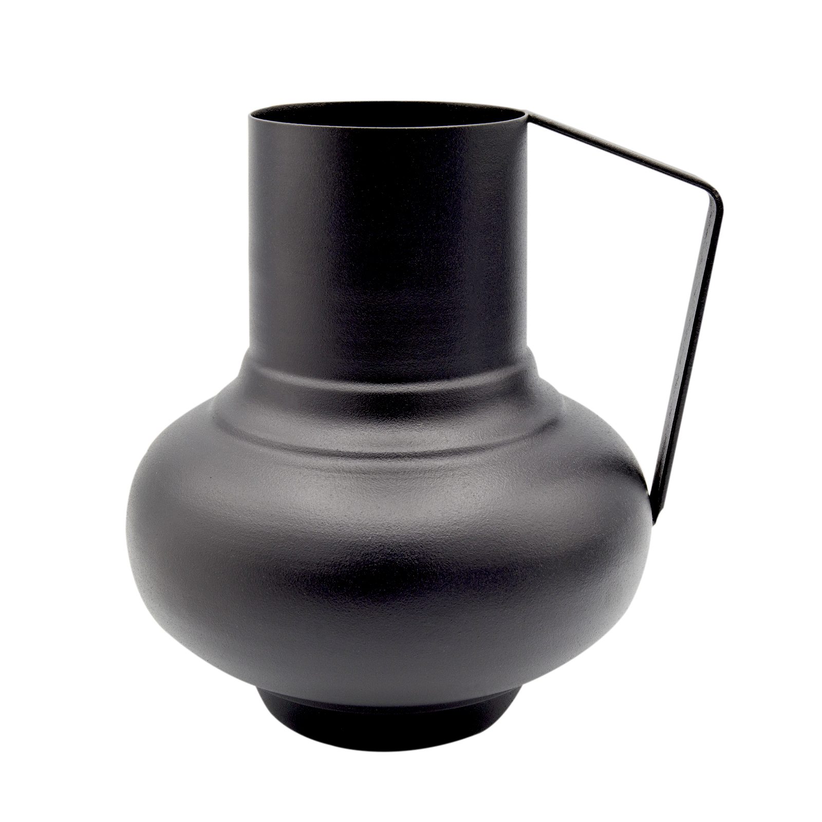 aus in 19 Vaso Schwarz, x cm, Living Krug Dekovase 16 Eisen LaLe