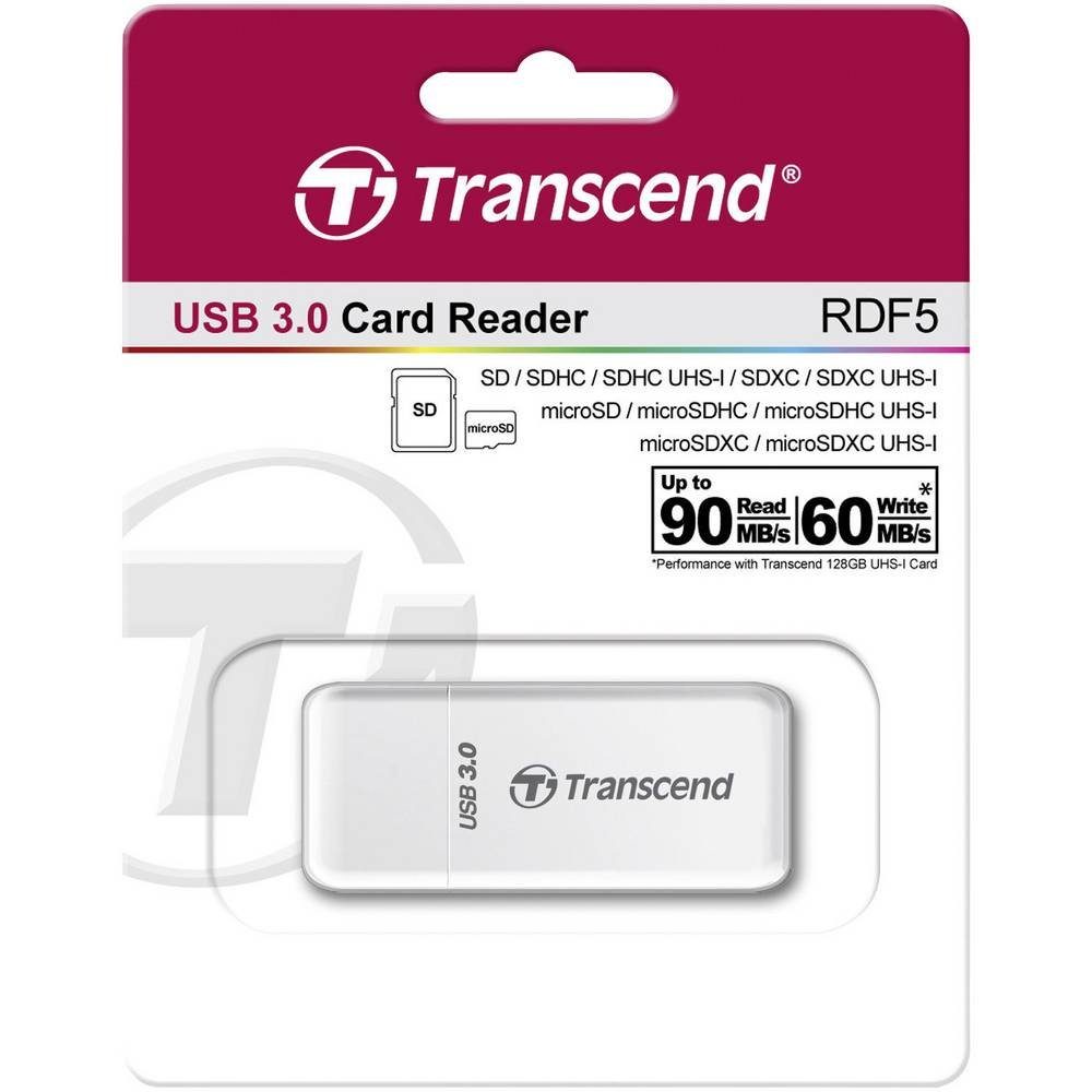 Transcend Speicherkartenleser USB-Kartenleser USB 3.0 TS-RDF5W