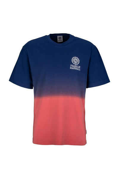 Franklin & Marshall T-Shirt T-Shirt mit Farbverkauf aus reiner Baumwolle