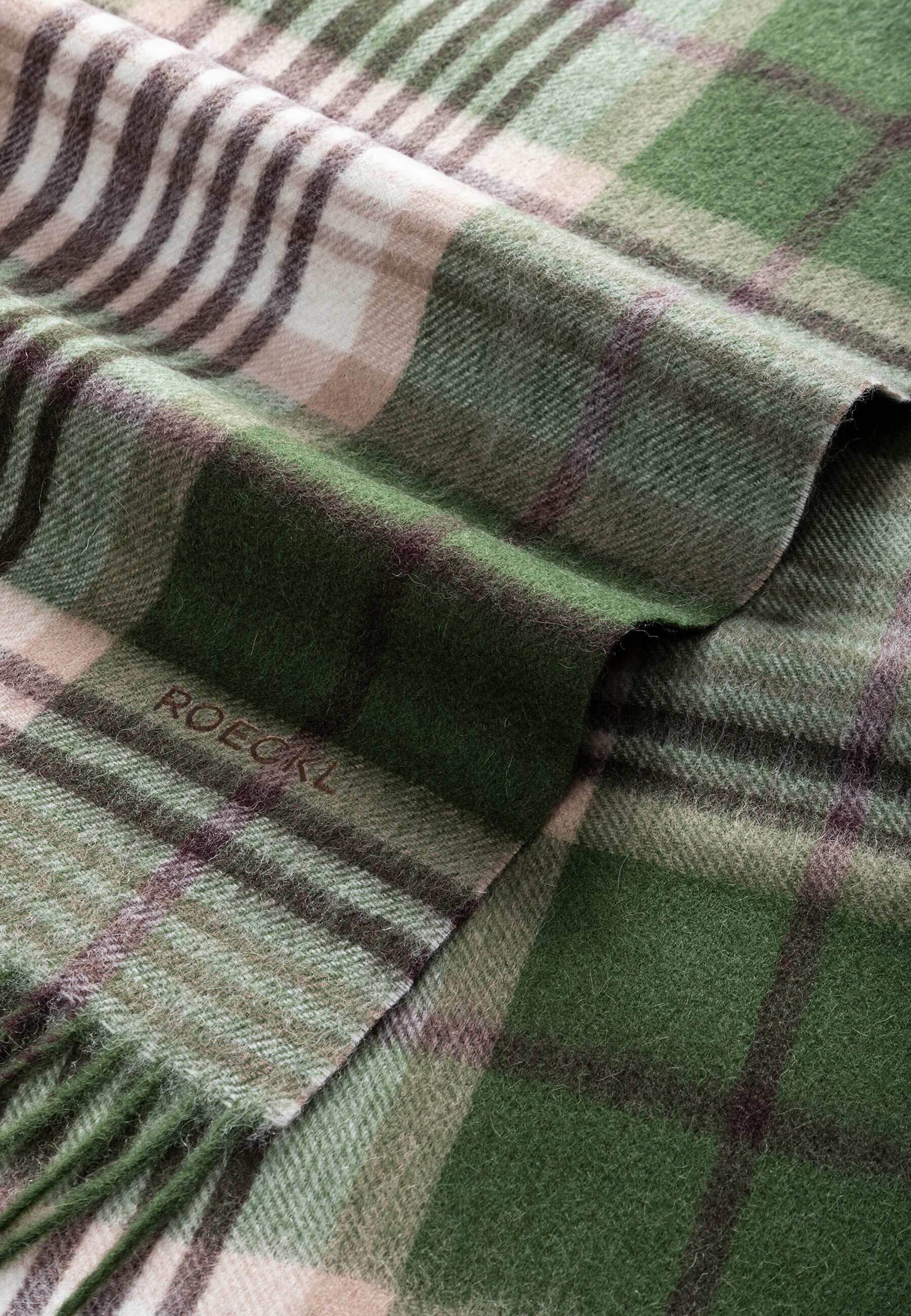 Roeckl Schal MODERN GLENCHECK, Wollschal mit kariertem Muster