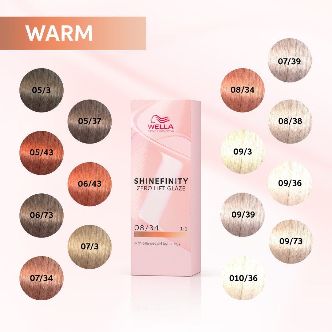 Wella Professionals Haartönung Shinefinity Zero Lift Glaze 60 ml + Brush & Bowl Activator 60 ml