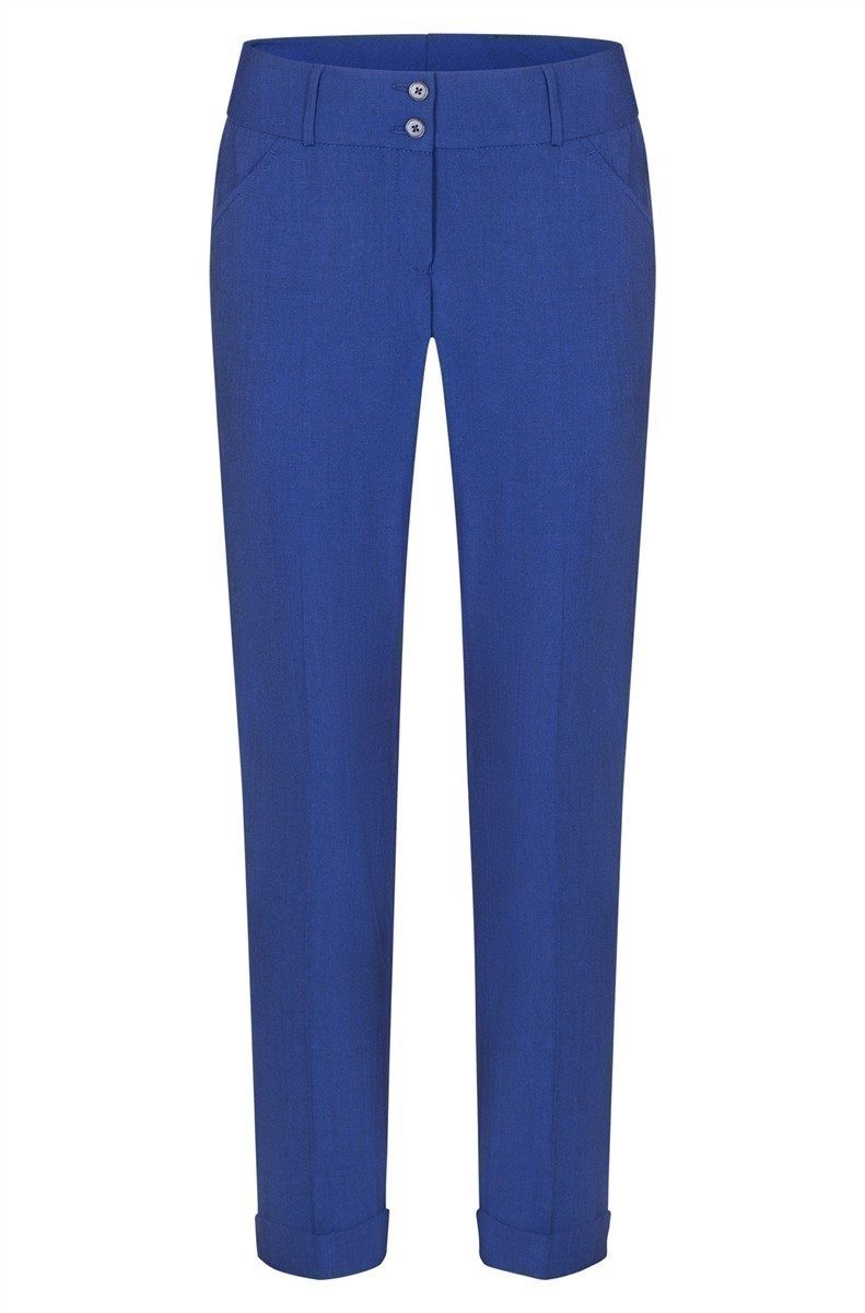 GREIFF Anzughose Greiff Corporate Hose PREMIUM Damen Slim Fit OEKO TEX® Italian Blue