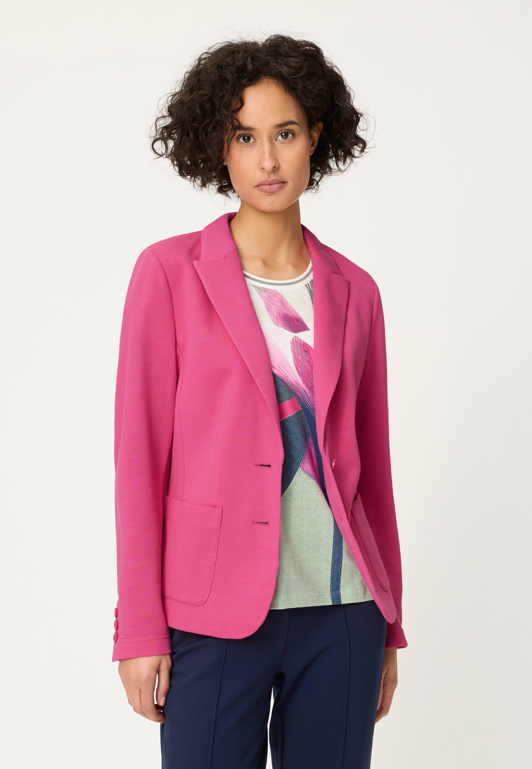 Olsen Kurzblazer mit zwei Knöpfen