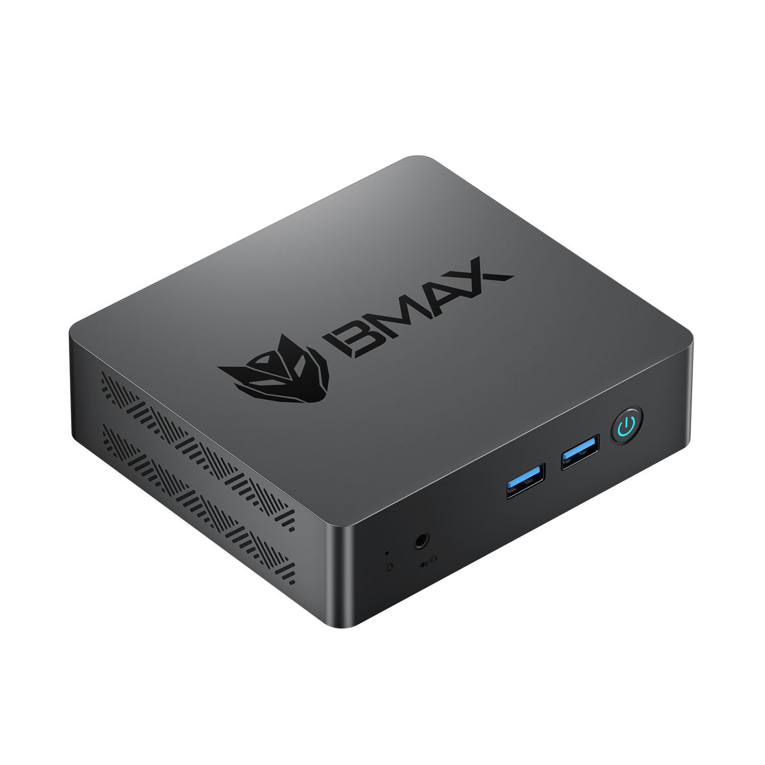 BMAX Intel N4500, 8GB RAM & 256GB SSD, Dual HDMI 2.0, Kompakter Mini‑PC Mini-PC (Intel Jasper Lake, Intel UHD Graphics, 8 GB RAM, 256 GB SSD, mit WLAN & Bluetooth 5.0, erweiterbarer Speicher für Büro & Alltag)