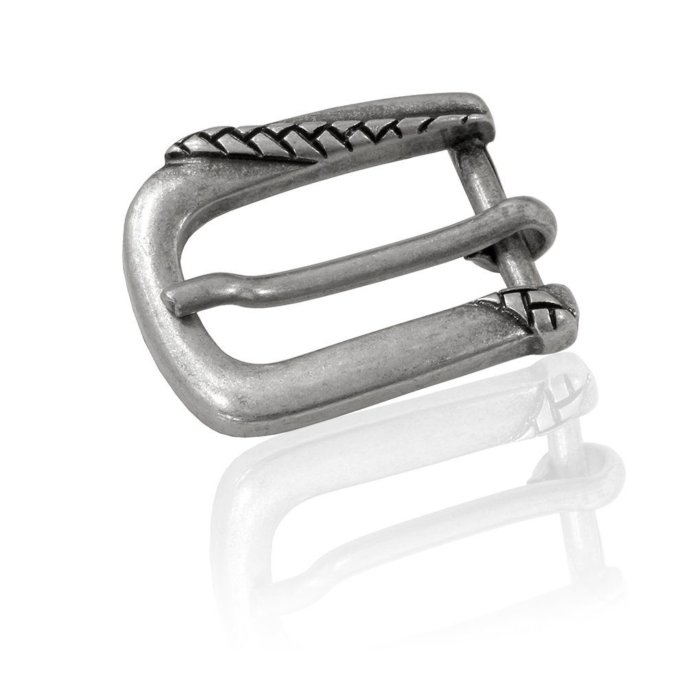 FREDERIC HERMANO Gürtelschnalle 15mm Metall Silber - Buckle Braid - 320007510020 | Gürtelschnallen