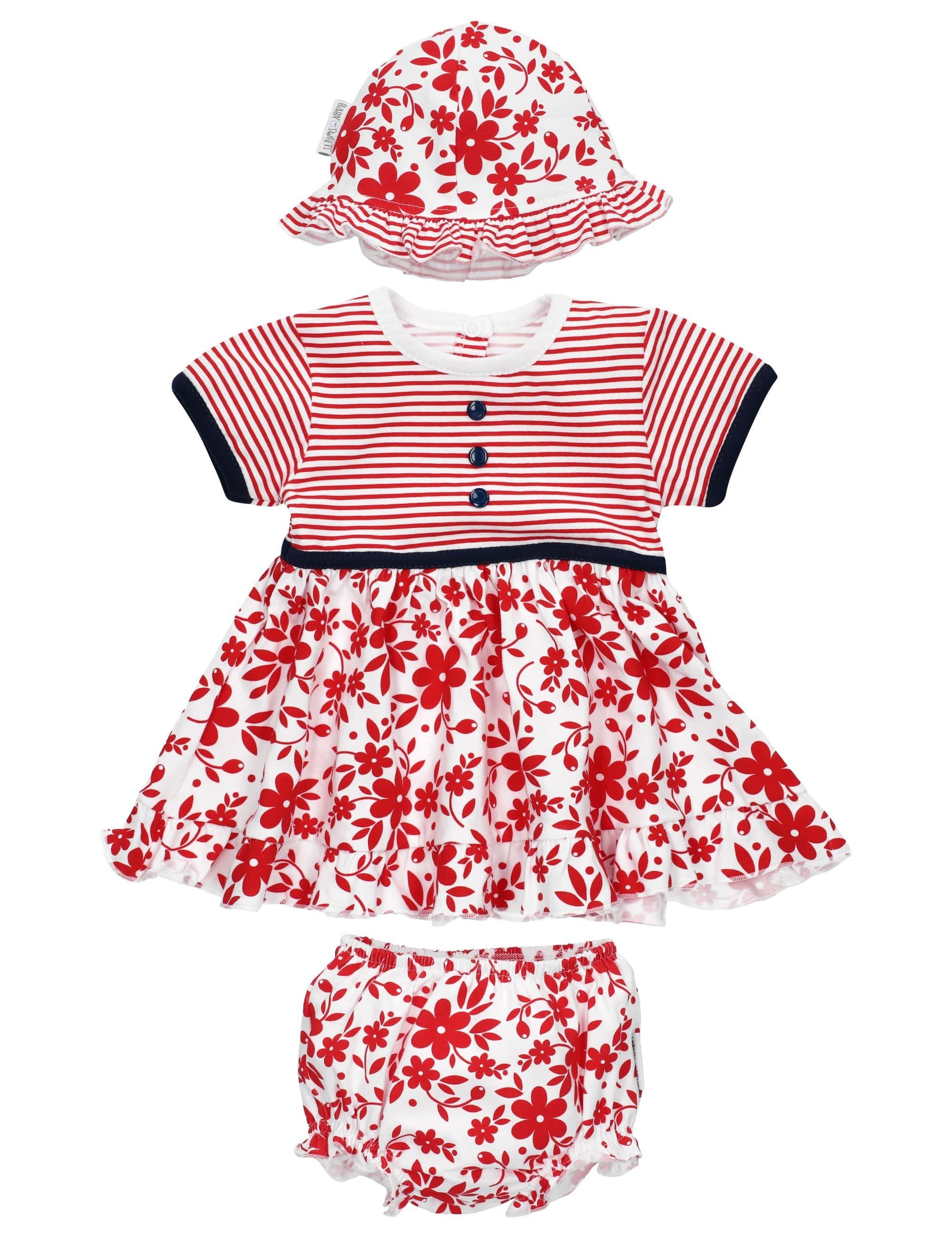 (1-tlg) Jerseykleid Set Floral, Sweets Baby Streifen