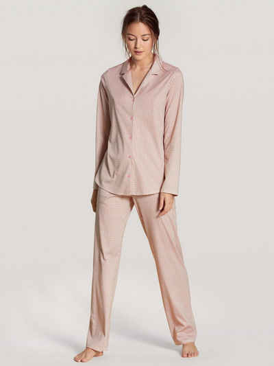 CALIDA Pyjama Calida Damen Pyjama 44494 italian rose (1 Stück, 1 tlg., 1 Stück)
