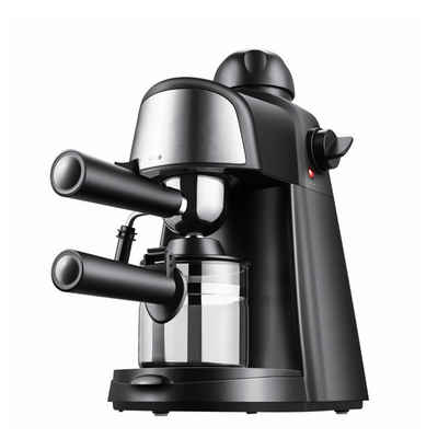 Tidyard Espressomaschine Espressomaschine, mit Dampf, 5 Bar, 2–4 Tassen, 240 ml Fassungsvermögen, 800 W