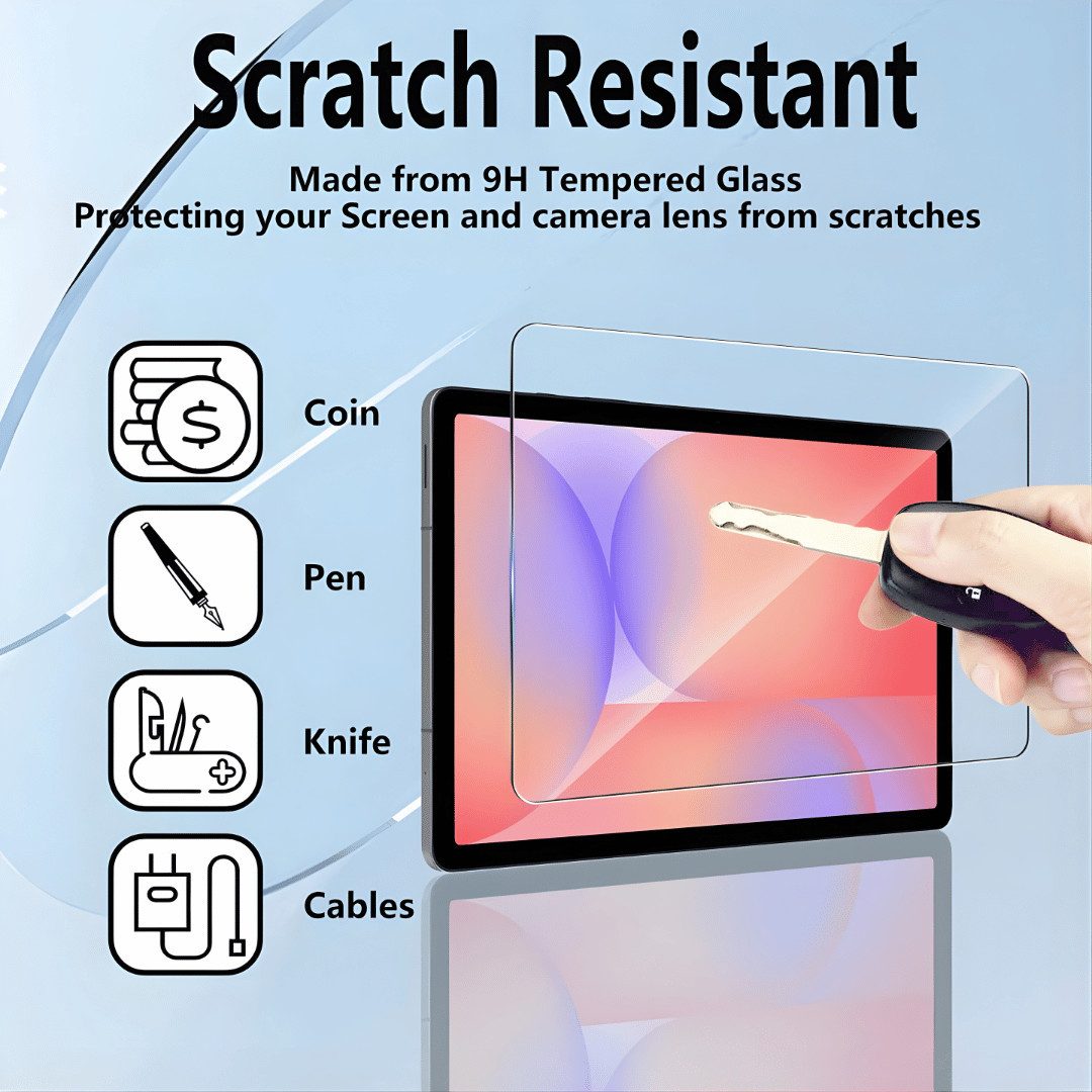 SmartUP Displayschutzglas für Samsung Galaxy Tab S10 Lite Display Panzerfolie Hartglas Full 9H für Samsung Galaxy Tab S10 Lite – Bild 5 von 5