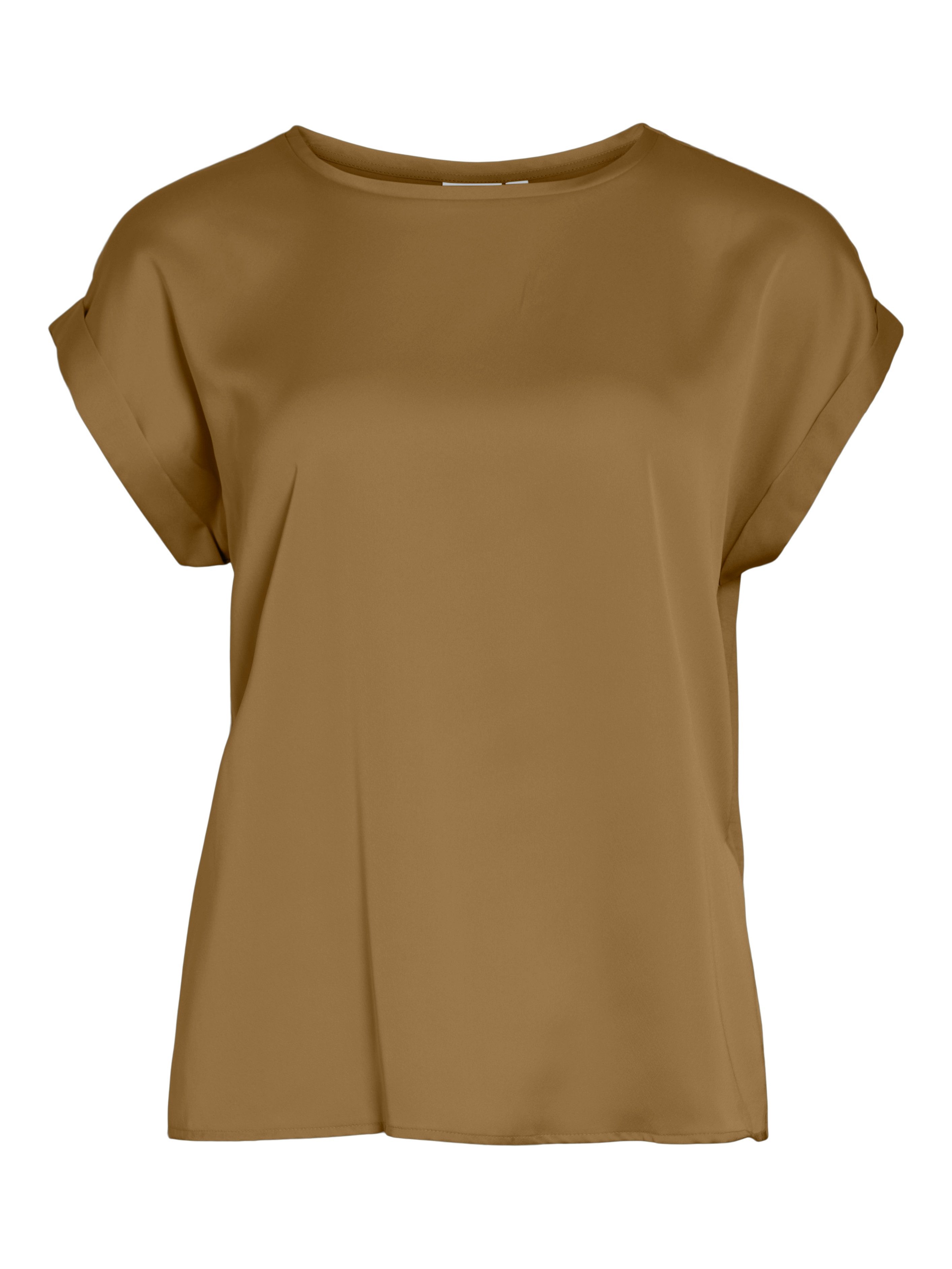 Vila Kurzarmshirt VIELLETTE S/S SATIN TOP günstig online kaufen