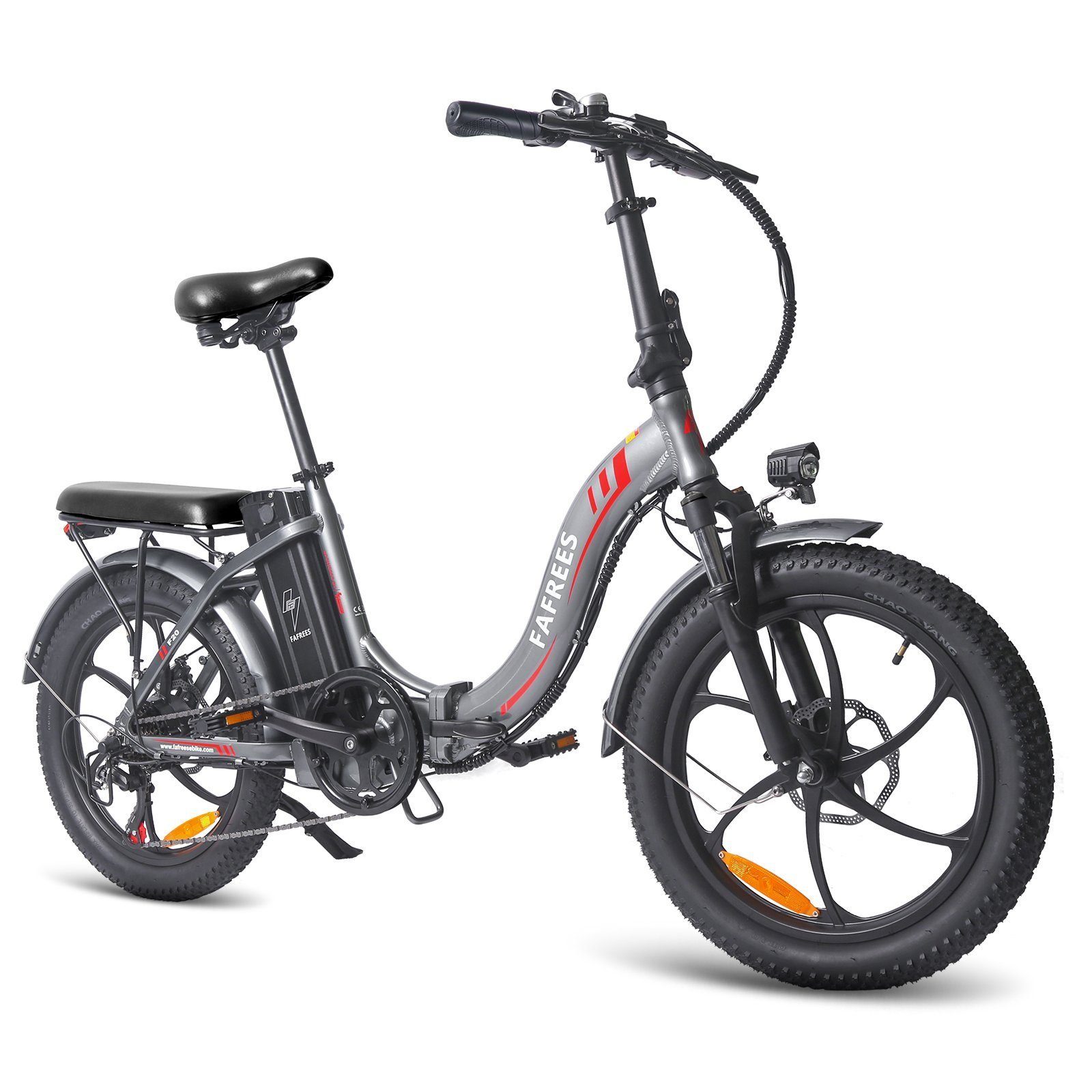 DOTMALL E-Bike fafrees E-Bike F20, klapprad mit LCD-Display,Heckmotor, bis 130kg