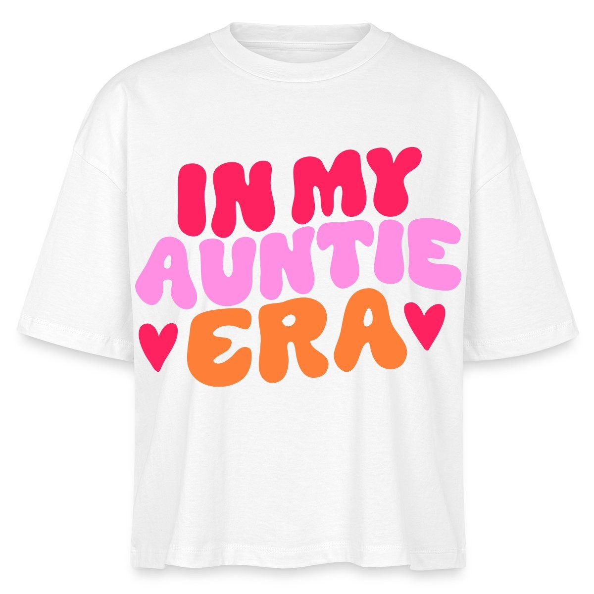 T-Shirt In My Auntie Era Buntes Trend Motiv Für Tanten Boxy Shirt Damen