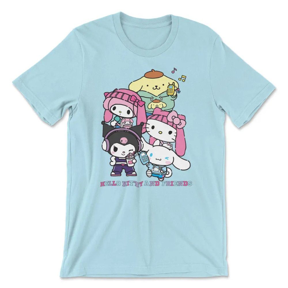 Hello Kitty T-Shirt And Friends Stacked Gang T-Shirt