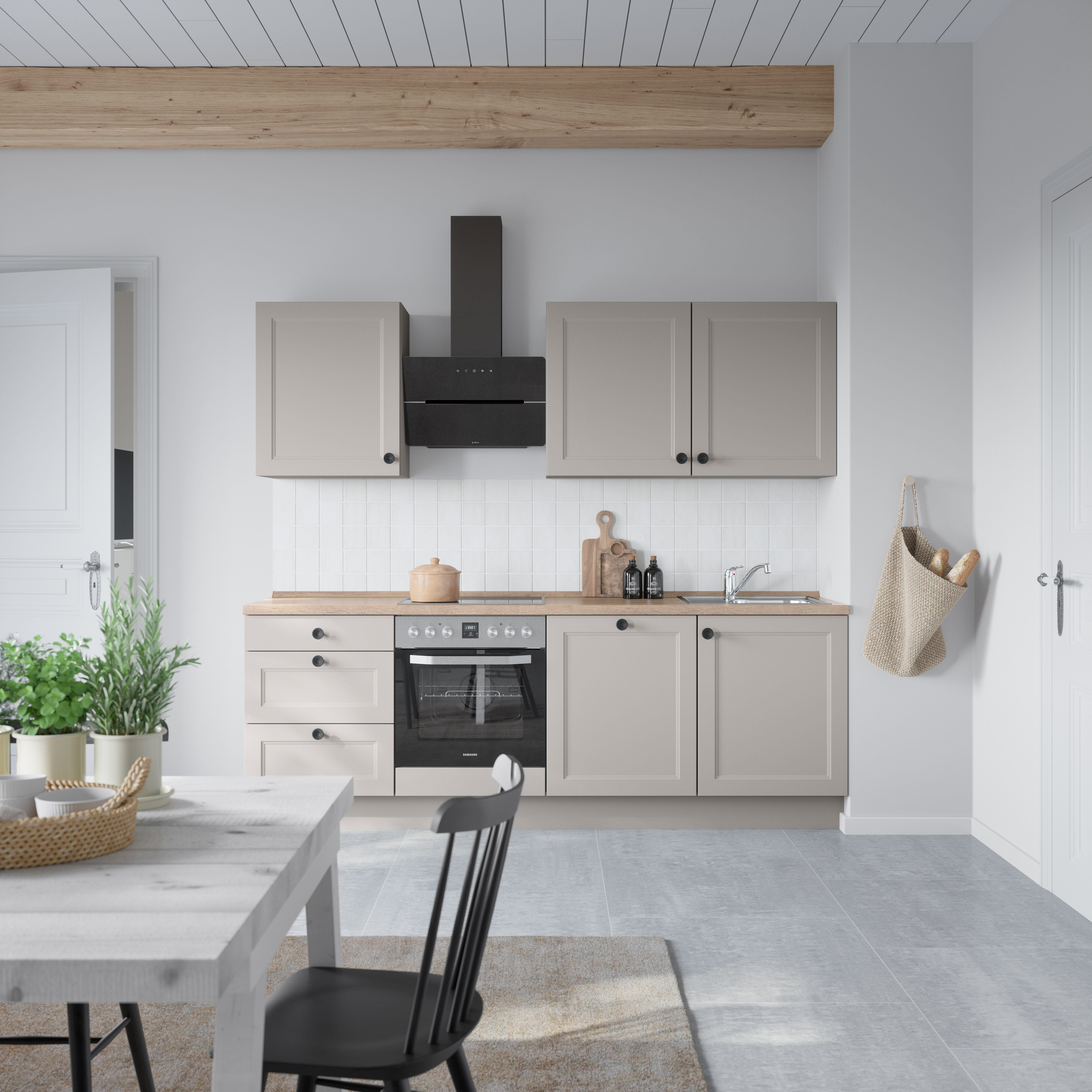 nobilia® Küchenzeile "Cascada premium", vormontiert, Ausrichtung wählbar, B günstig online kaufen