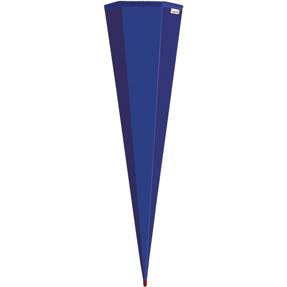 Roth Schultüte Rohling, 85 cm, eckig, ohne Verschluss, Zuckertüte zum Basteln