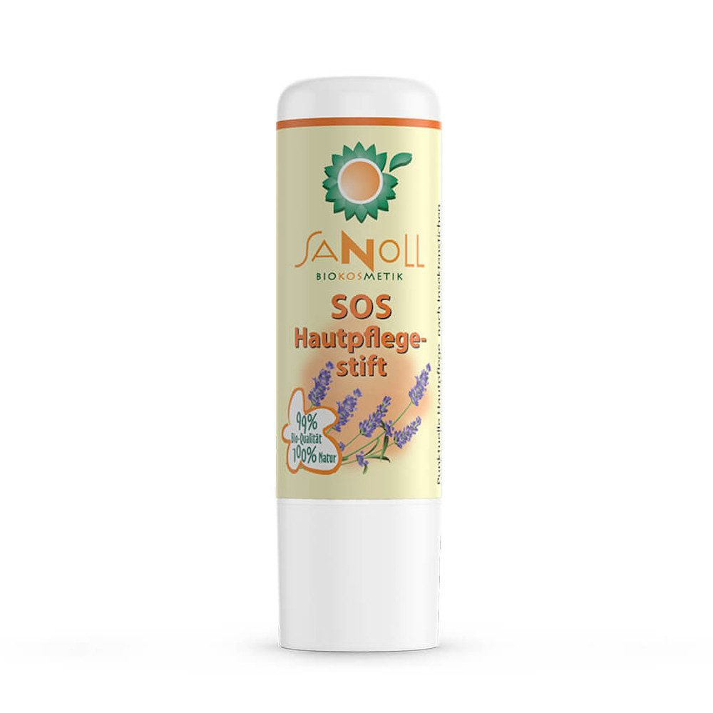 Sanoll Lippenpflegestift SOS - Hautpflegestift Lavendel 4,5ml