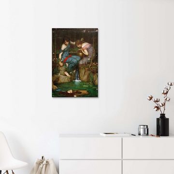 Posterlounge Leinwandbild John William Waterhouse, Nymphen finden den Kopf des Orpheus, Malerei