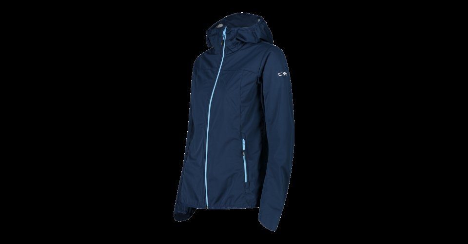 BLUE JACKET CMP FIX Funktionsjacke HOOD WOMAN