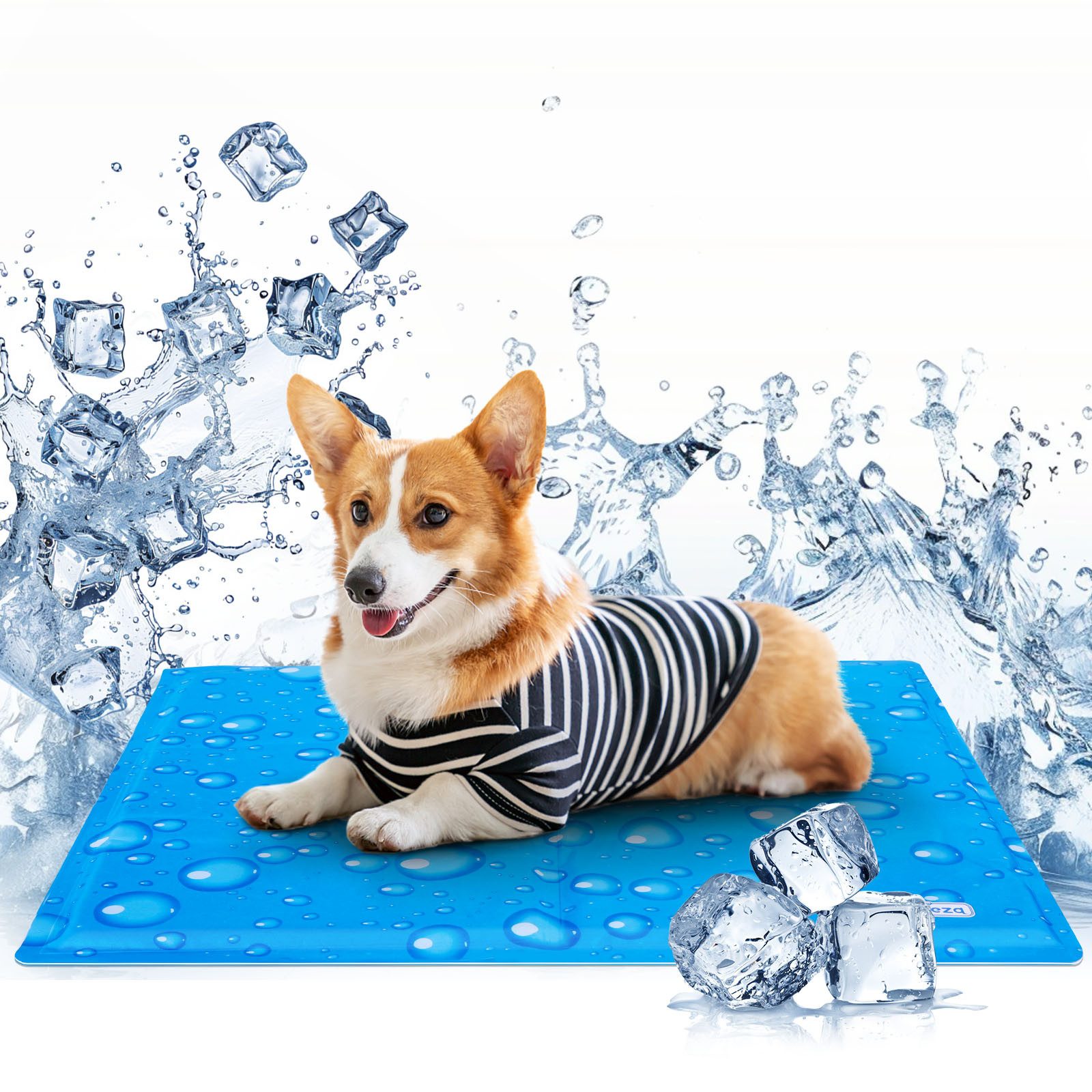 Hundematte Kühlmatte für Hunde, Haustier Kühlmatte Ungiftiges Gel