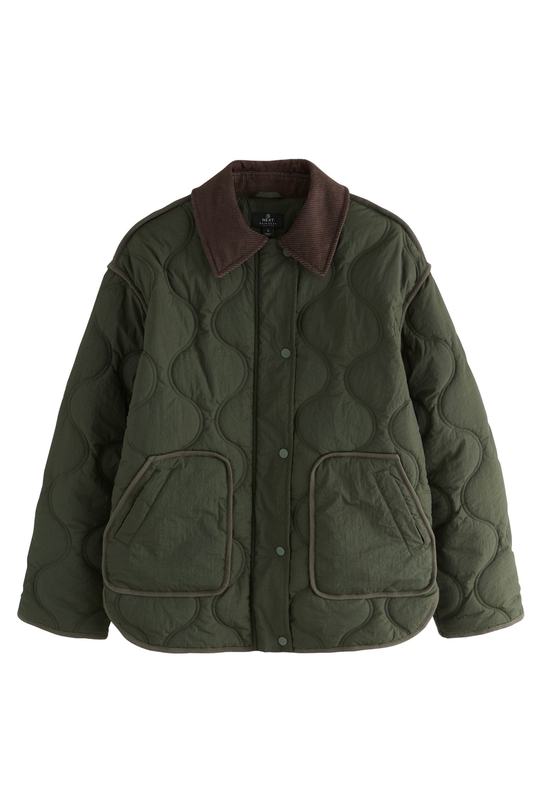 Next Steppjacke Steppjacke mit Cordkragen (1-St) günstig online kaufen