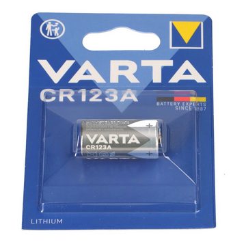 VARTA 3x Varta Photobatterie CR123A Lithium 3V 1480mAh 1er Blister Fotobatterie