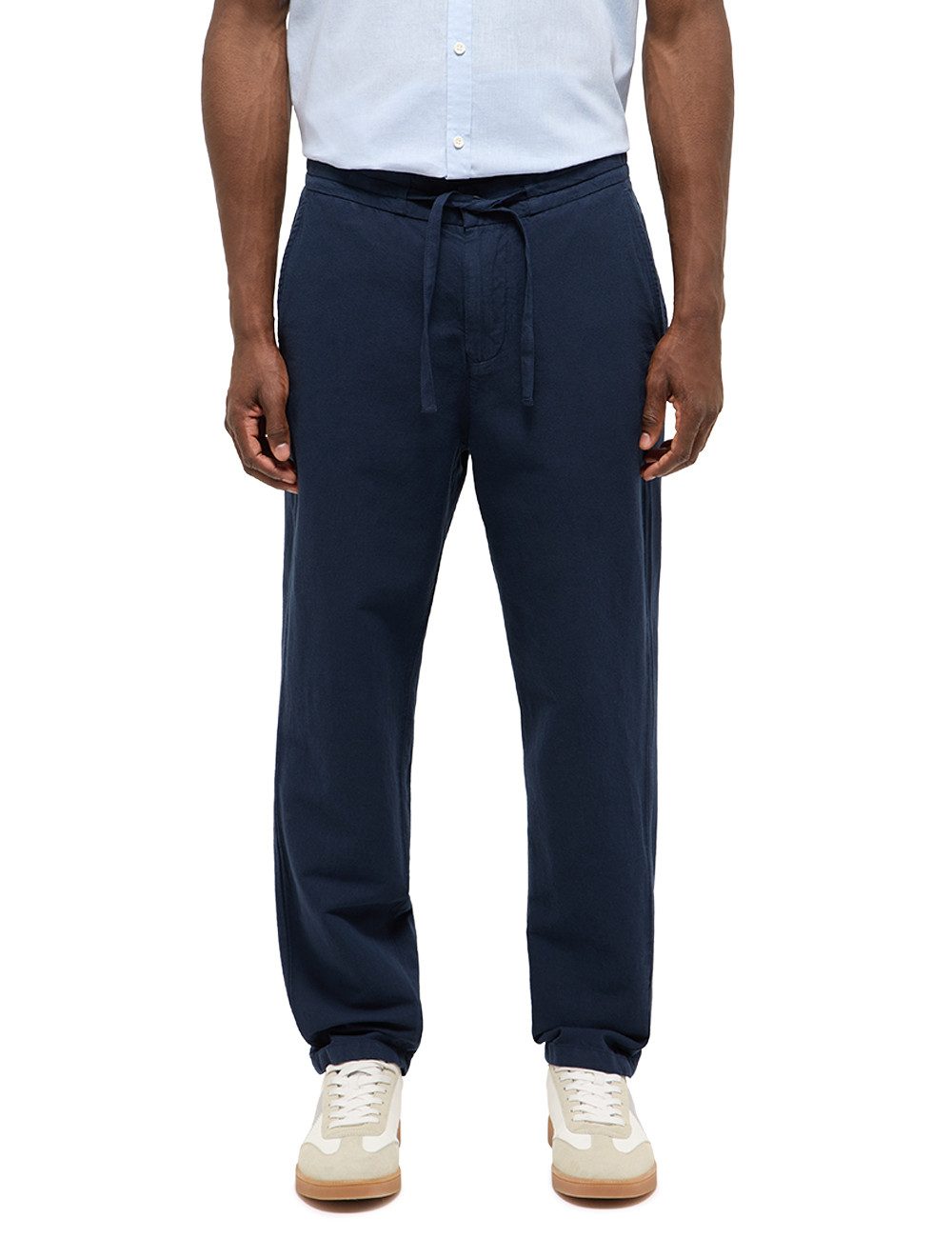 MUSTANG 5-Pocket-Hose Herren Style Milano Linen Jogger