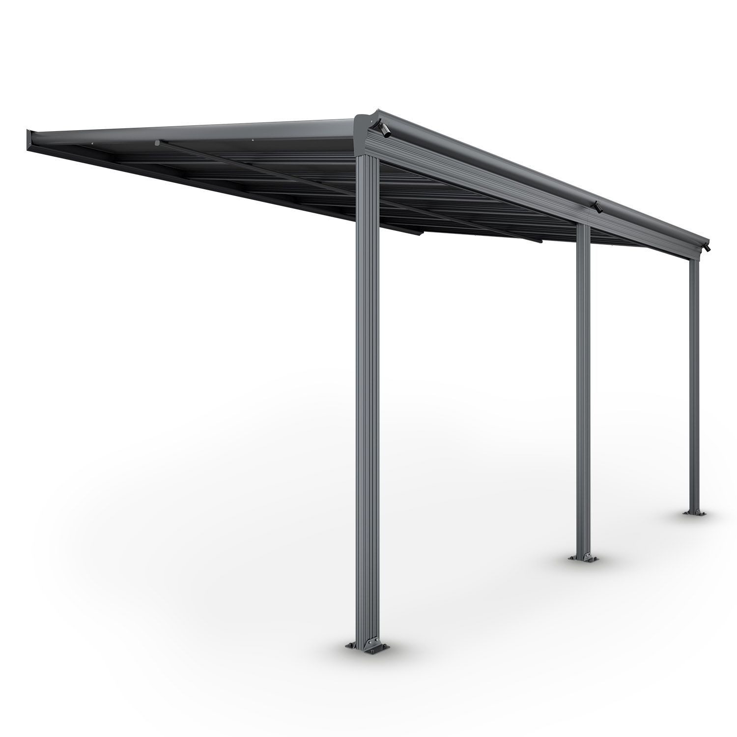 Juskys Terrassendach Borneo, 4x3 m, Regen- günstig online kaufen