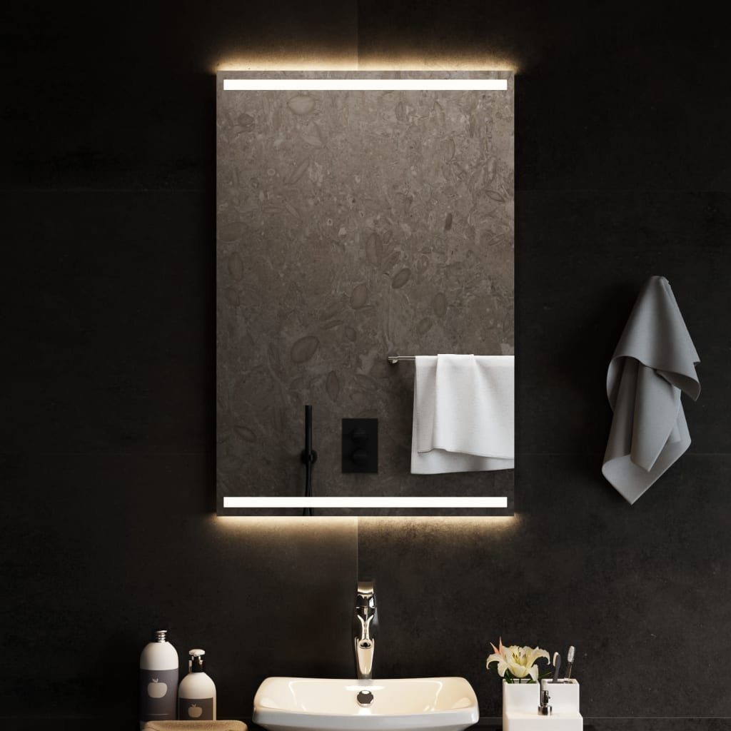 LED-Badspiegel Wandspiegel cm 60x90 furnicato