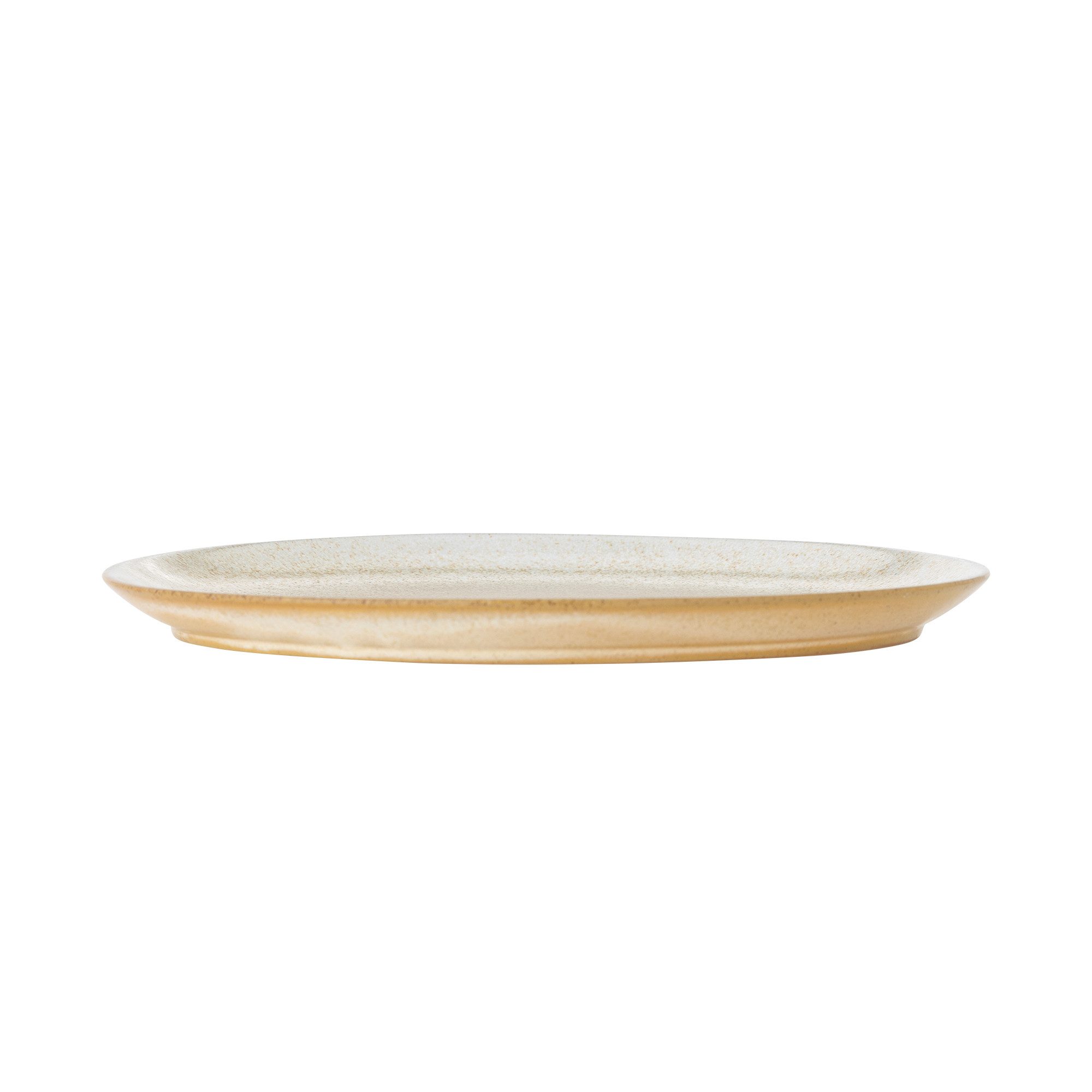 Bloomingville Teller Bloomingville Paula Teller, Natur, Steingut Ø 26,5 cm