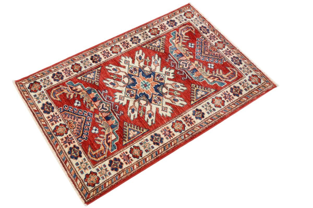 Trading, 59x87 Kazak rechteckig, Höhe: Handgeknüpfter Orientteppich mm Nain 5 Super Orientteppich,