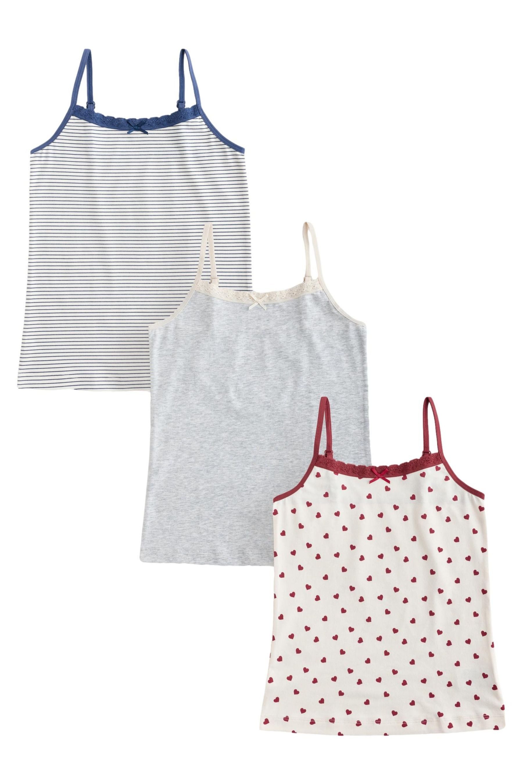 Next Trägertop Bedruckte Trägertops, 3er-Pack (3-tlg)